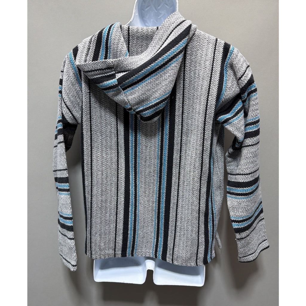Miguel Geraldo Mexican Blanket Baja Hoodie Surf Pullover Surfer Mens Sz Medium