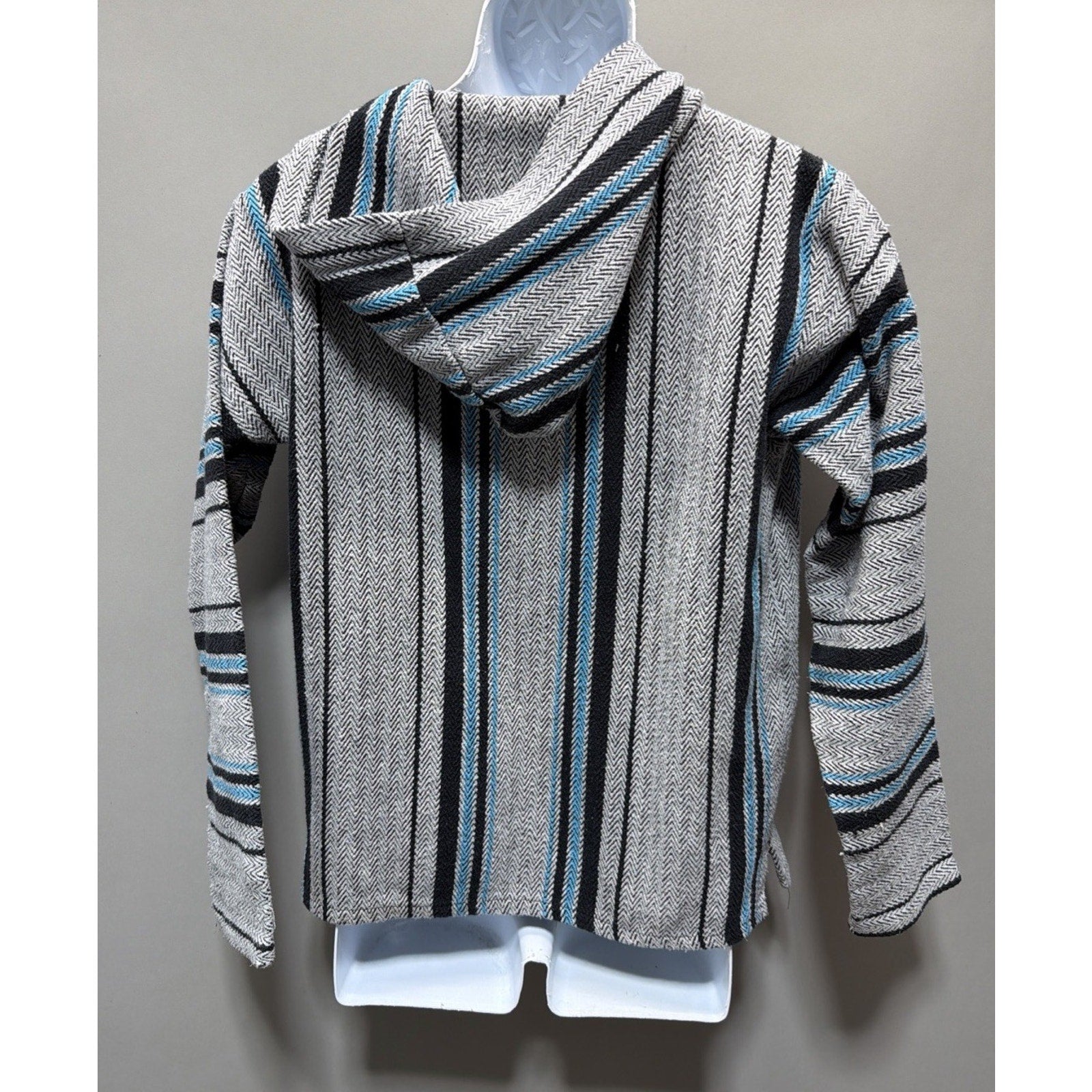 Miguel Geraldo Mexican Blanket Baja Hoodie Surf Pullover Surfer Mens Sz Medium