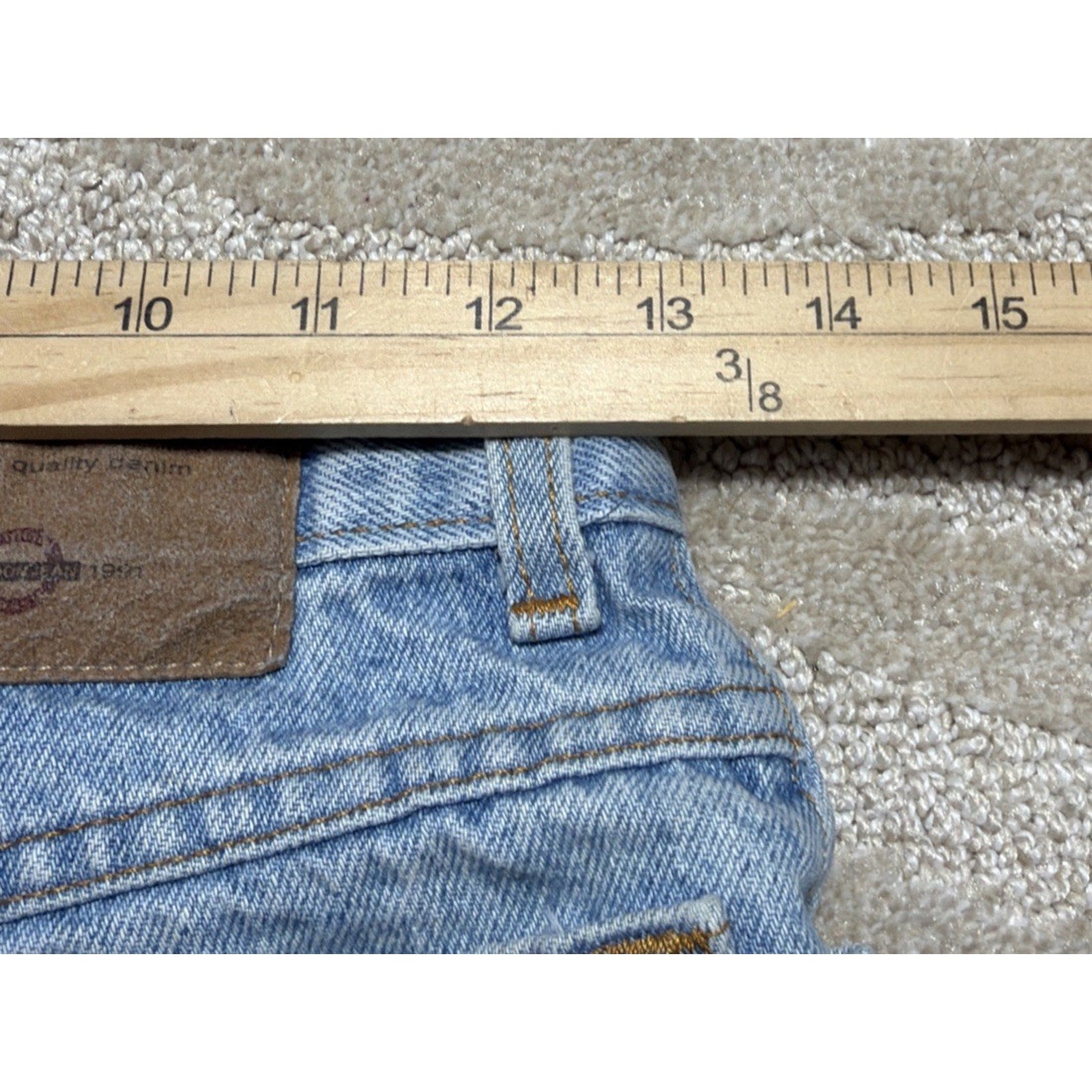 Vintage 90s London Jean Women’s Sz 6 Mom Blue Jean Shorts Made In USA 26x4