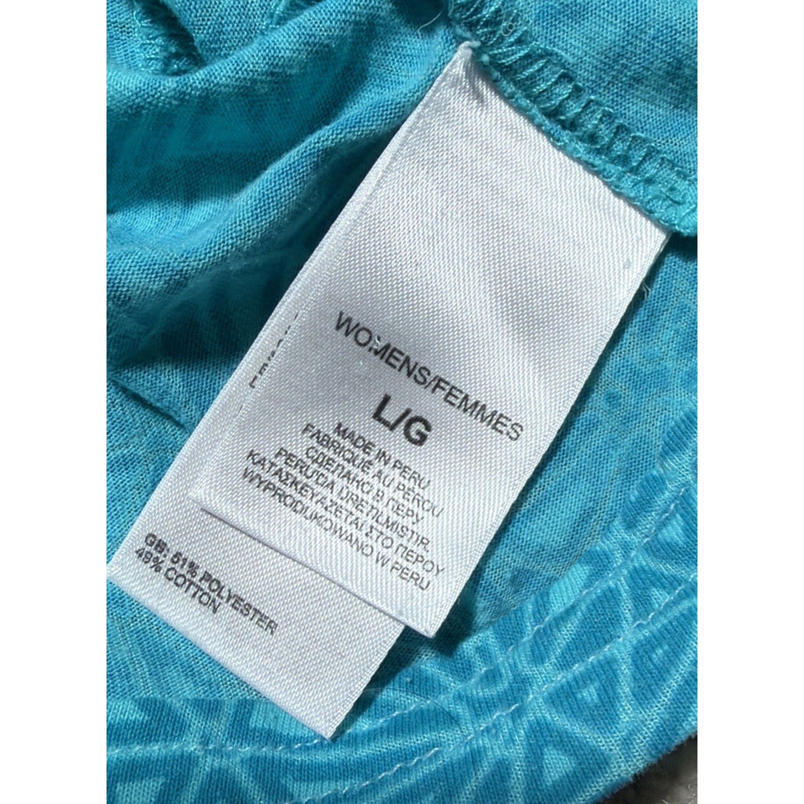 The North Face Top Women's Size L Flash Dry Geometric Leisure
