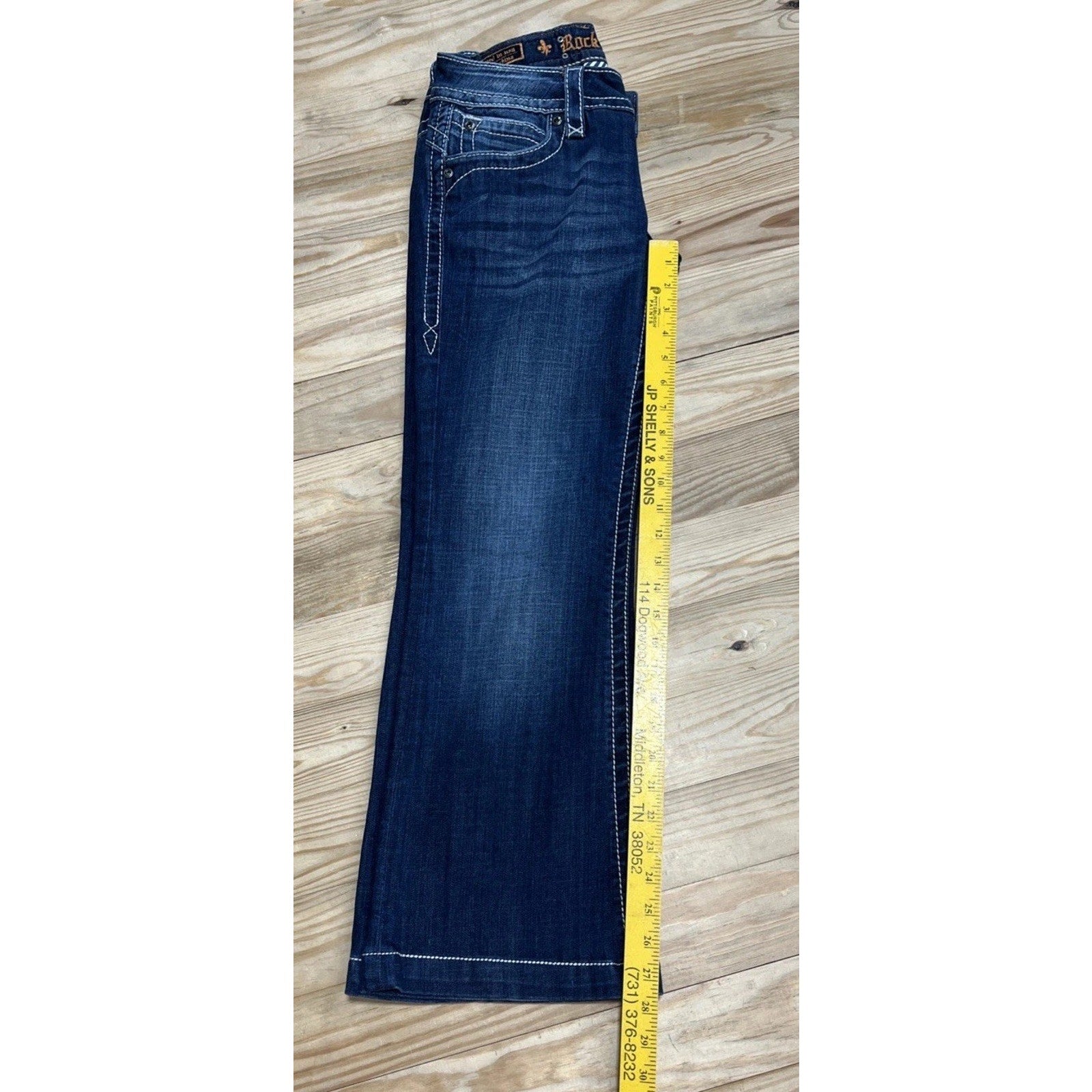 Rock Revival Scarlett Wide Leg Jeans Size 29