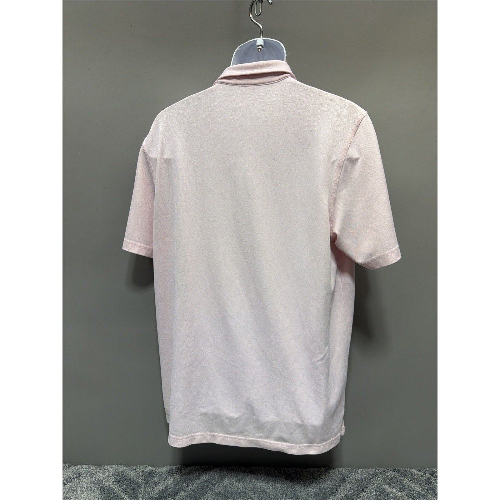 Vineyard Vines Shirt Mens Large Pastel Pink Short Sleeve Jersey Polo Whale