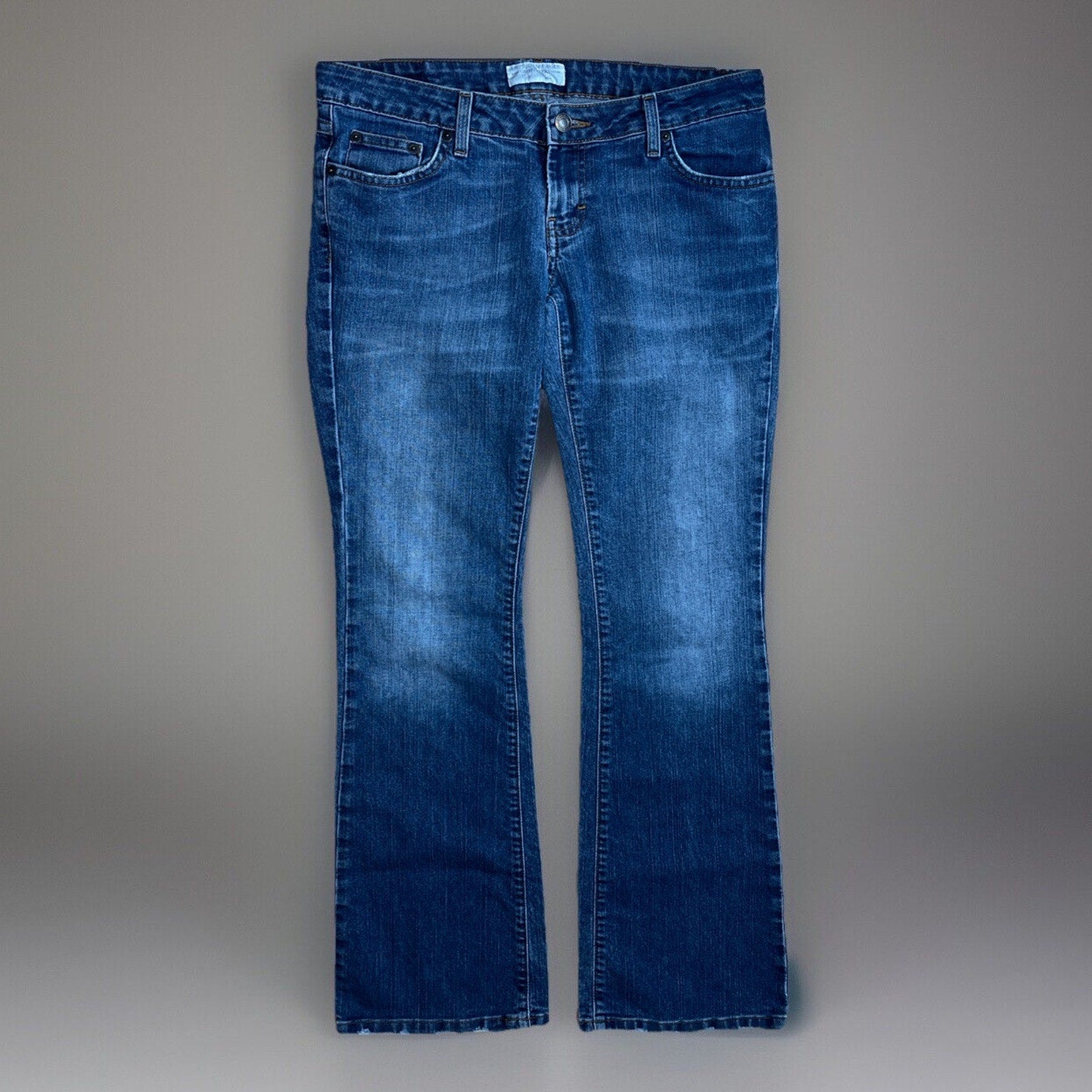 American Eagle Women's Stretch Boot Jeans Size 6 Embroidered Y2K 30.5" Inseam