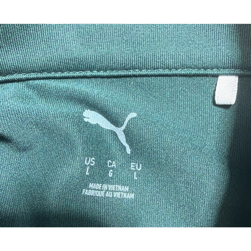 WOMEN'S PUMA 1/4 ZIP PULLOVER / NWT / Large UV Protect Green