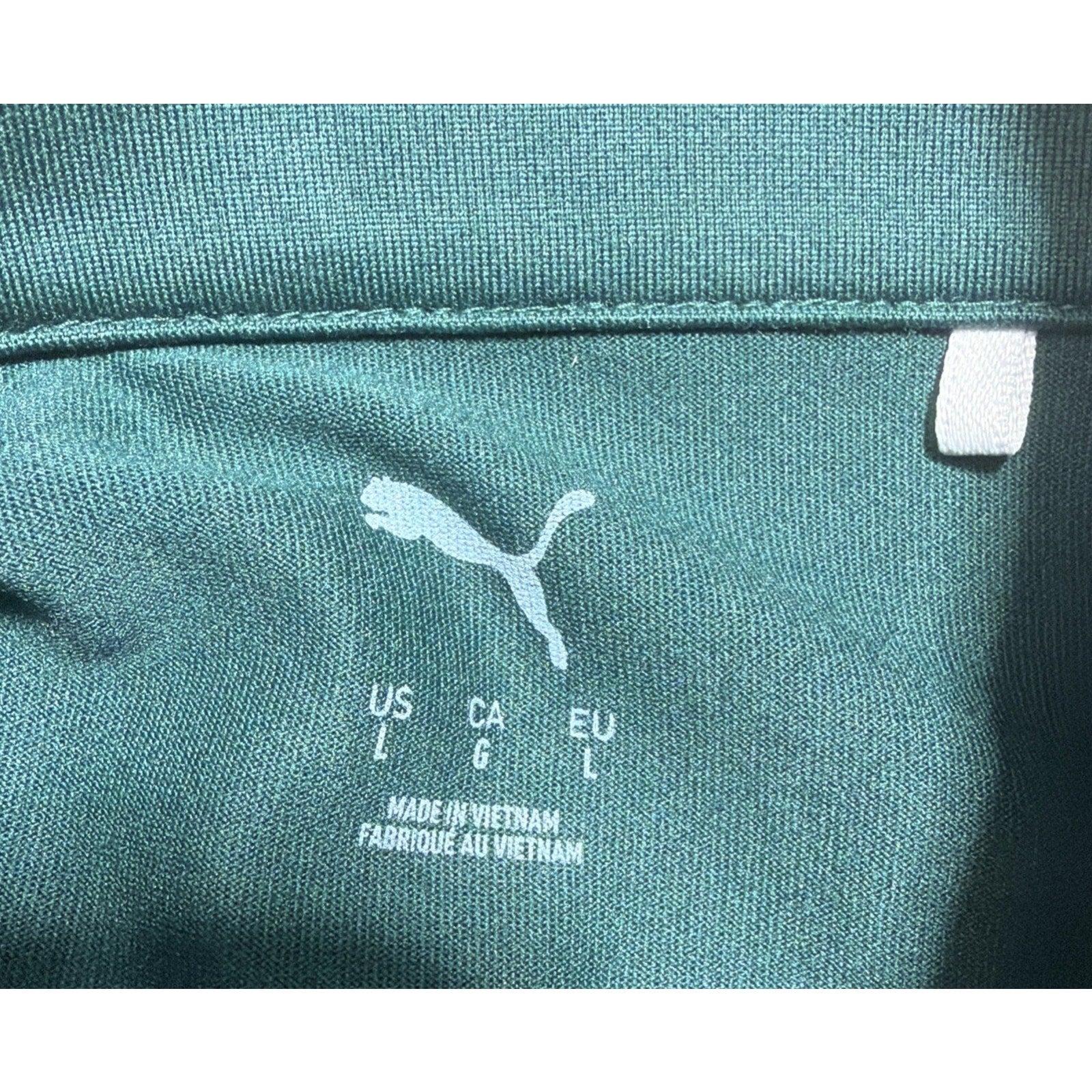 WOMEN'S PUMA 1/4 ZIP PULLOVER / NWT / Large UV Protect Green