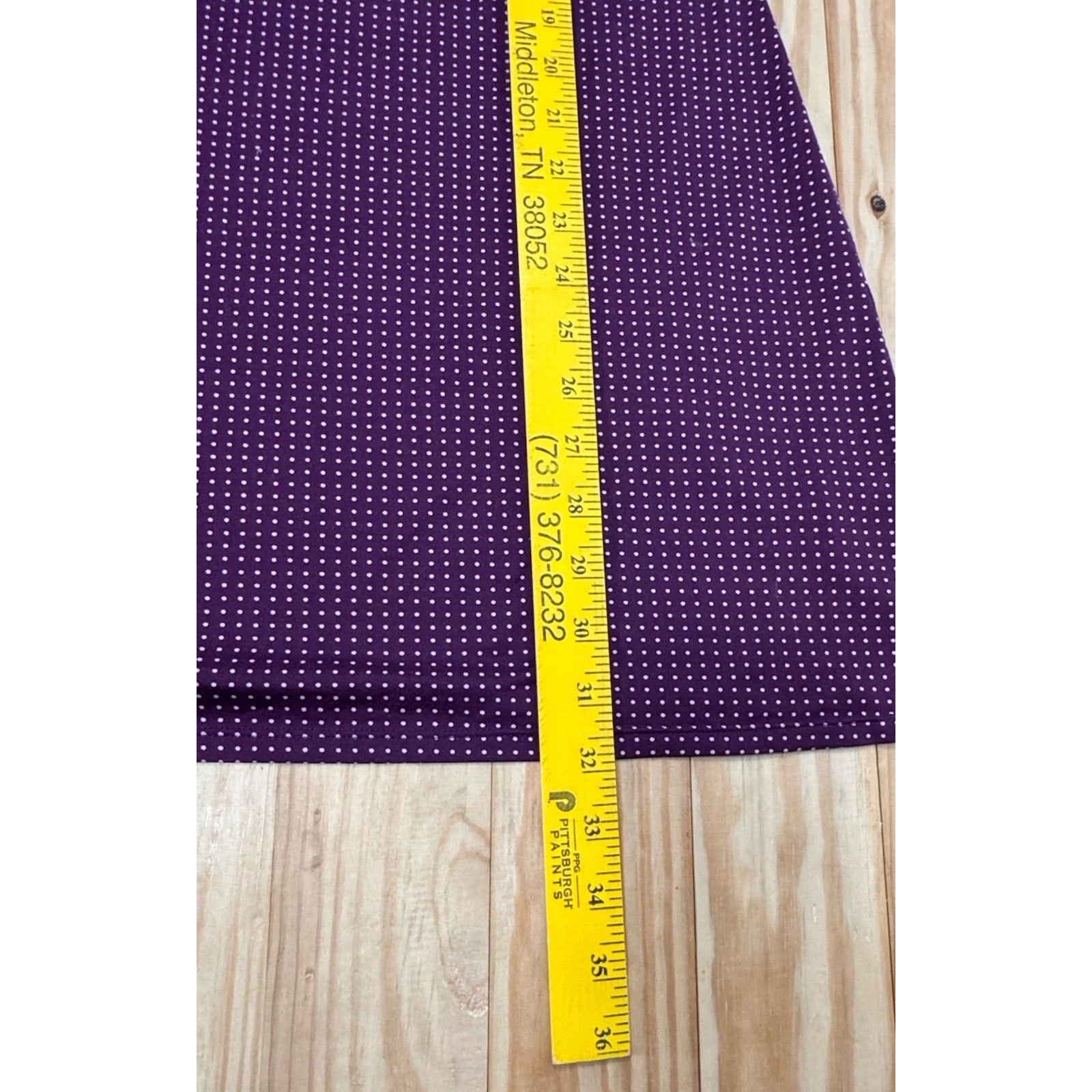 Apt. 9 Intimates Purple Polka Dot Chemise Nightgown Womens Large