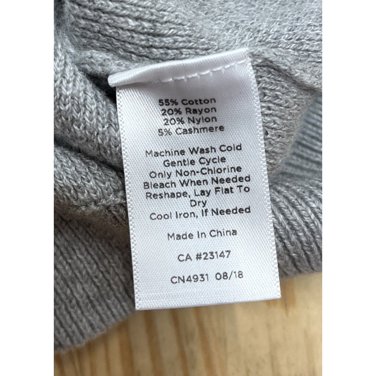 Talbots Pullover Multicolor Stripe Cashmere Blend Long Sleeve Sweater Size M