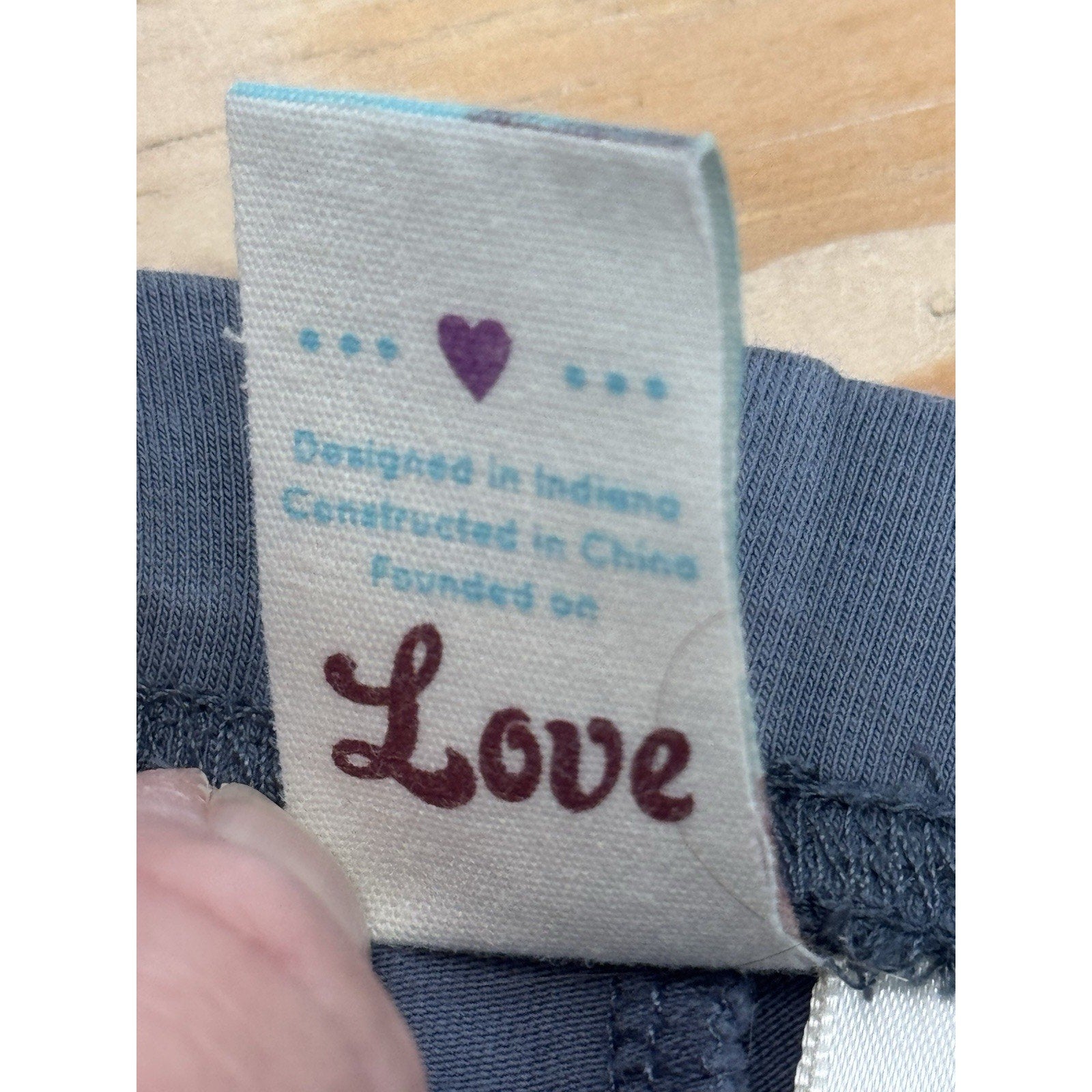 Matilda Jane Girls Character Counts Gray Ruffle Leggings Size M