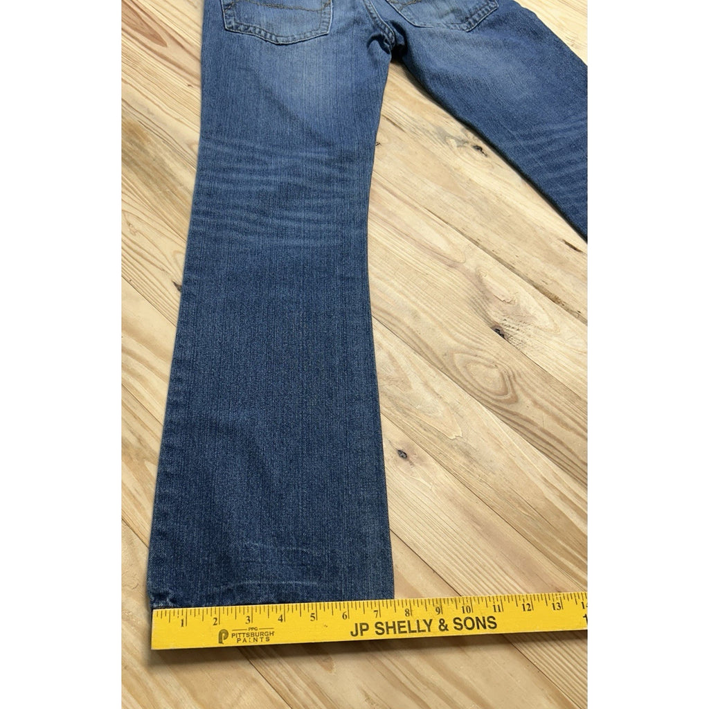 Carbon Boot Cut Jeans Men's 28x32 Blue Denim Streetwear.