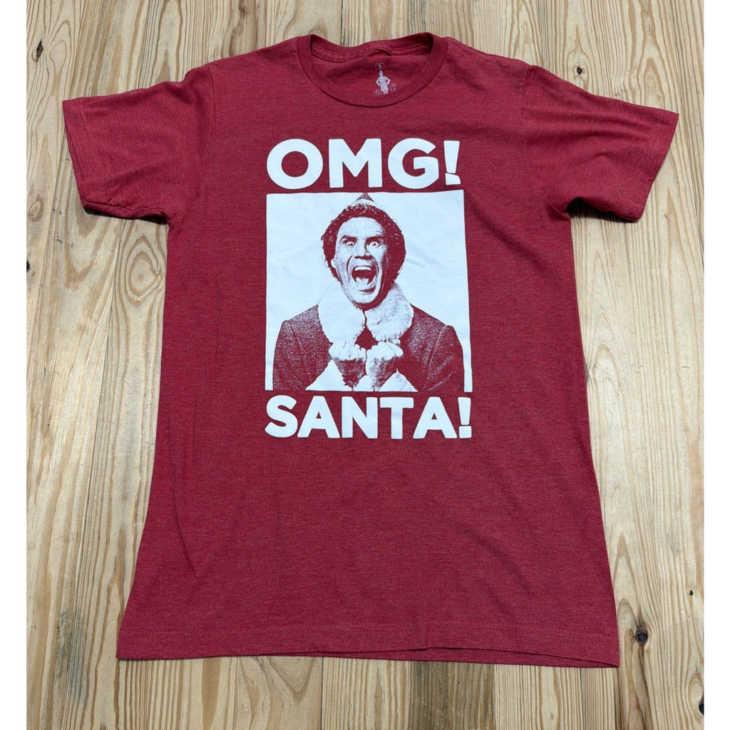 Ripple Junction Elf Movie Will Ferrel Omg Santa! T-Shirt Men's Size S Christmas