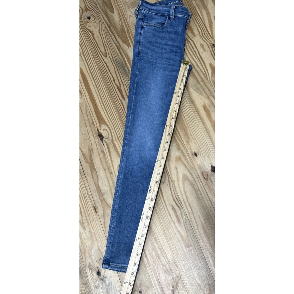 American Eagle Next Level Stretch Jeans Hi-Rise Jegging 2 Short Stretch 26x26