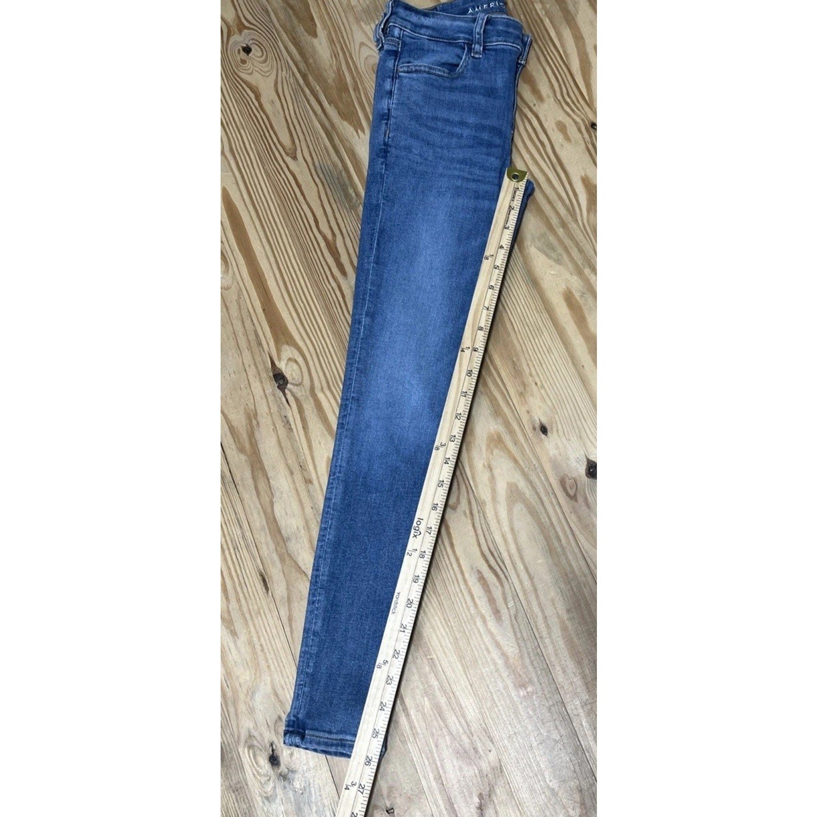 American Eagle Next Level Stretch Jeans Hi-Rise Jegging 2 Short Stretch 26x26