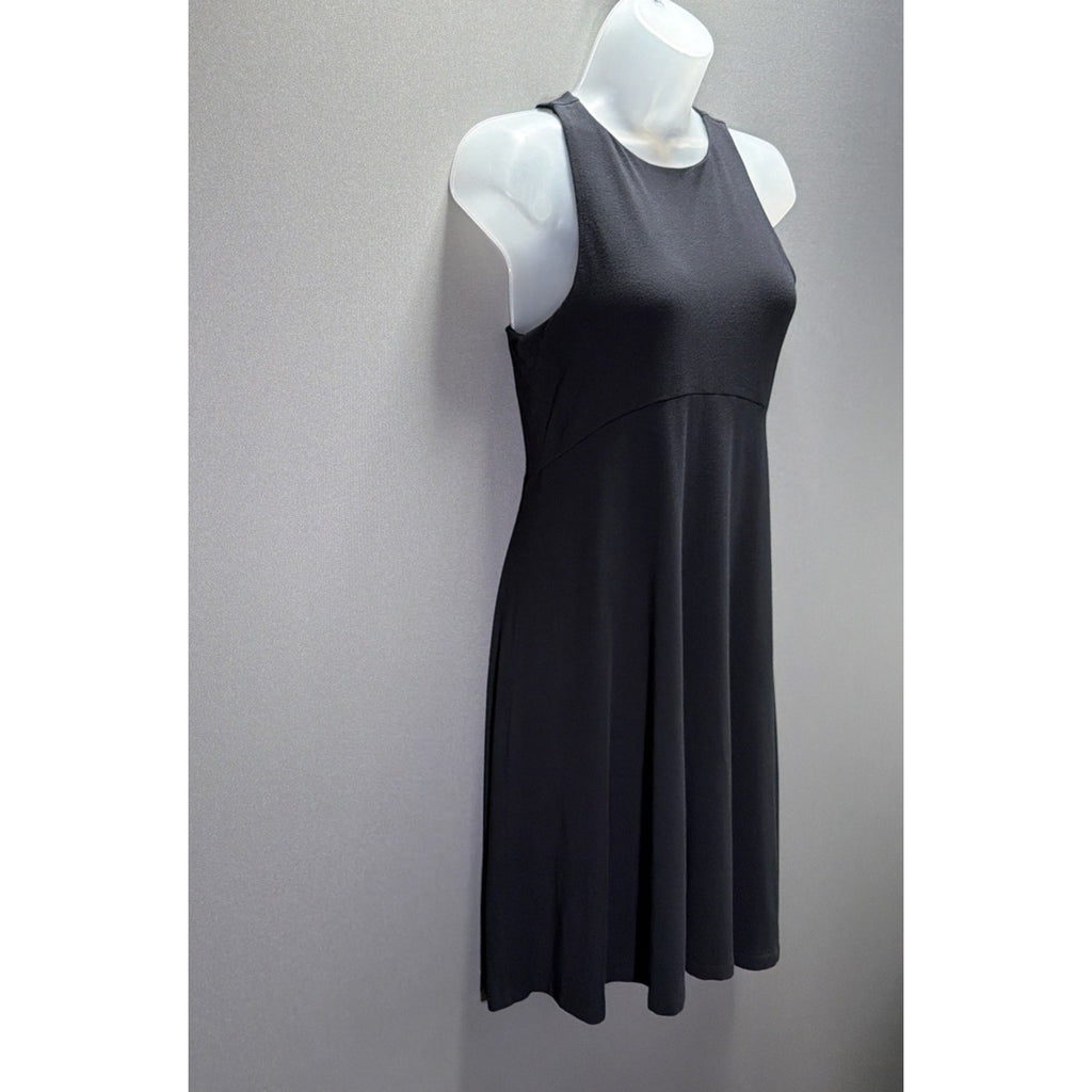 ATHLETA WOMEN'S Black SLEEVELESS SANTORINI THERA DRESS PETITES Sz XSP