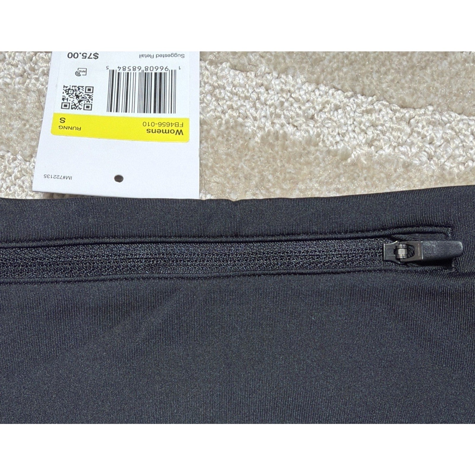 NIKE FAST WOMEN S DRI-FIT RUNNING MID RISE 7/8 Leggings BLACK FB4656-010 New
