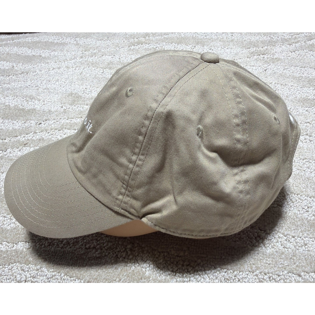 Nike Just Do It Tan/Biege Club Cap Adjustable Strap Back Dad Hat M/L