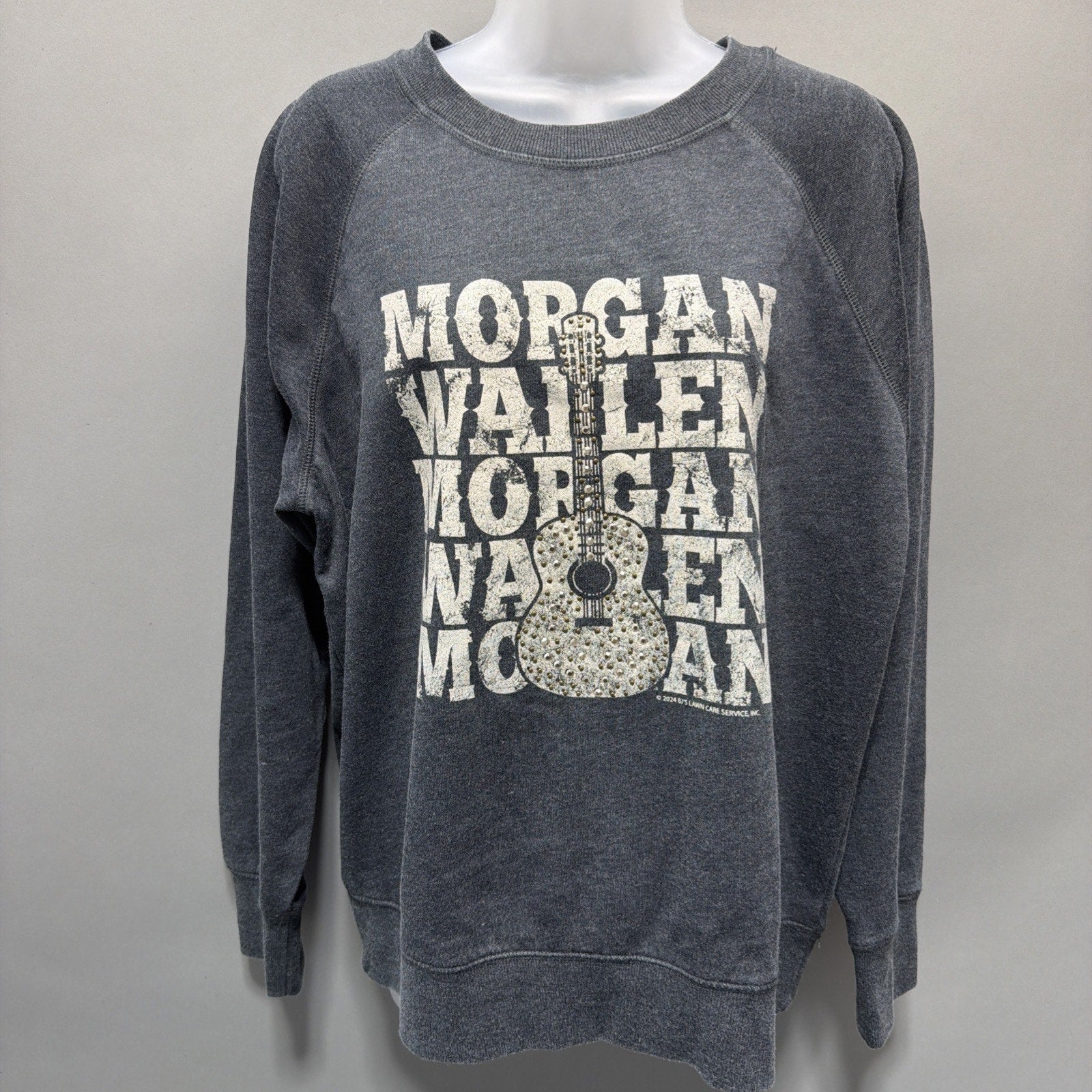 Morgan Wallen Maurice’s Guitar Fleece Sweatshirt Size L Soft Country Music New