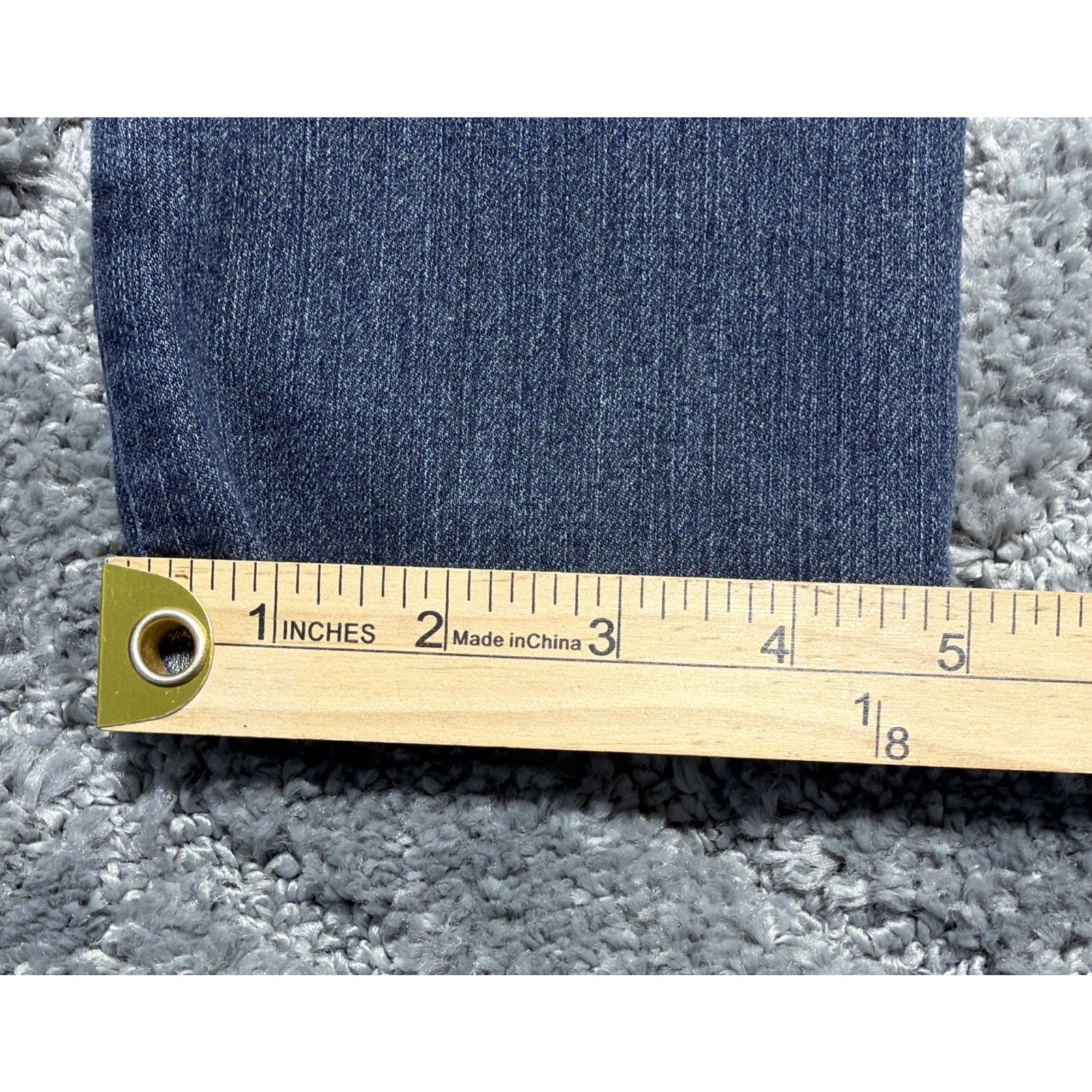 Democracy Jeans Women's 6 Ab Technology Blue Brown Stretch Waist Comfort