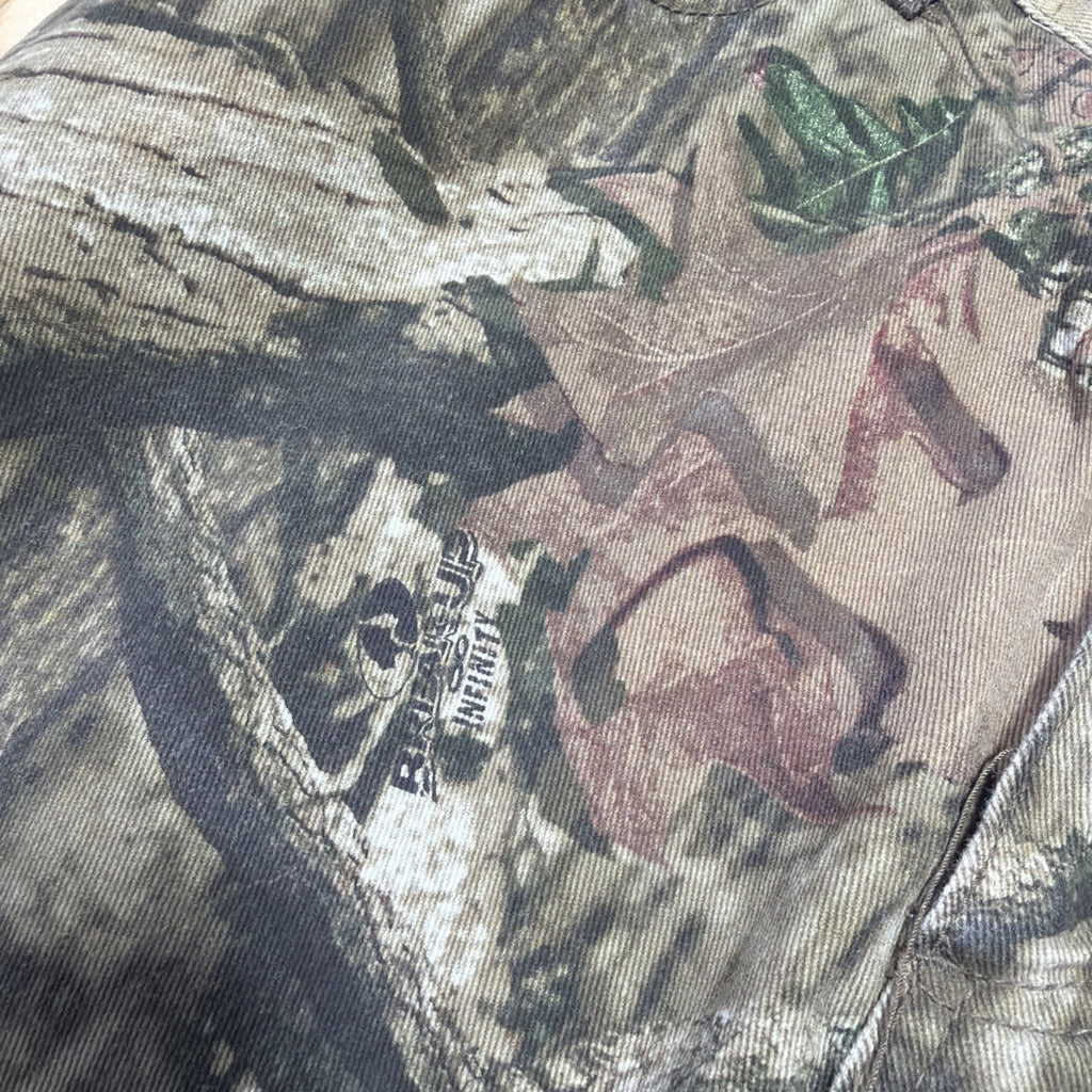 Mossy Oak Camo Hunting Canvas Pants Mens Large 36x32
