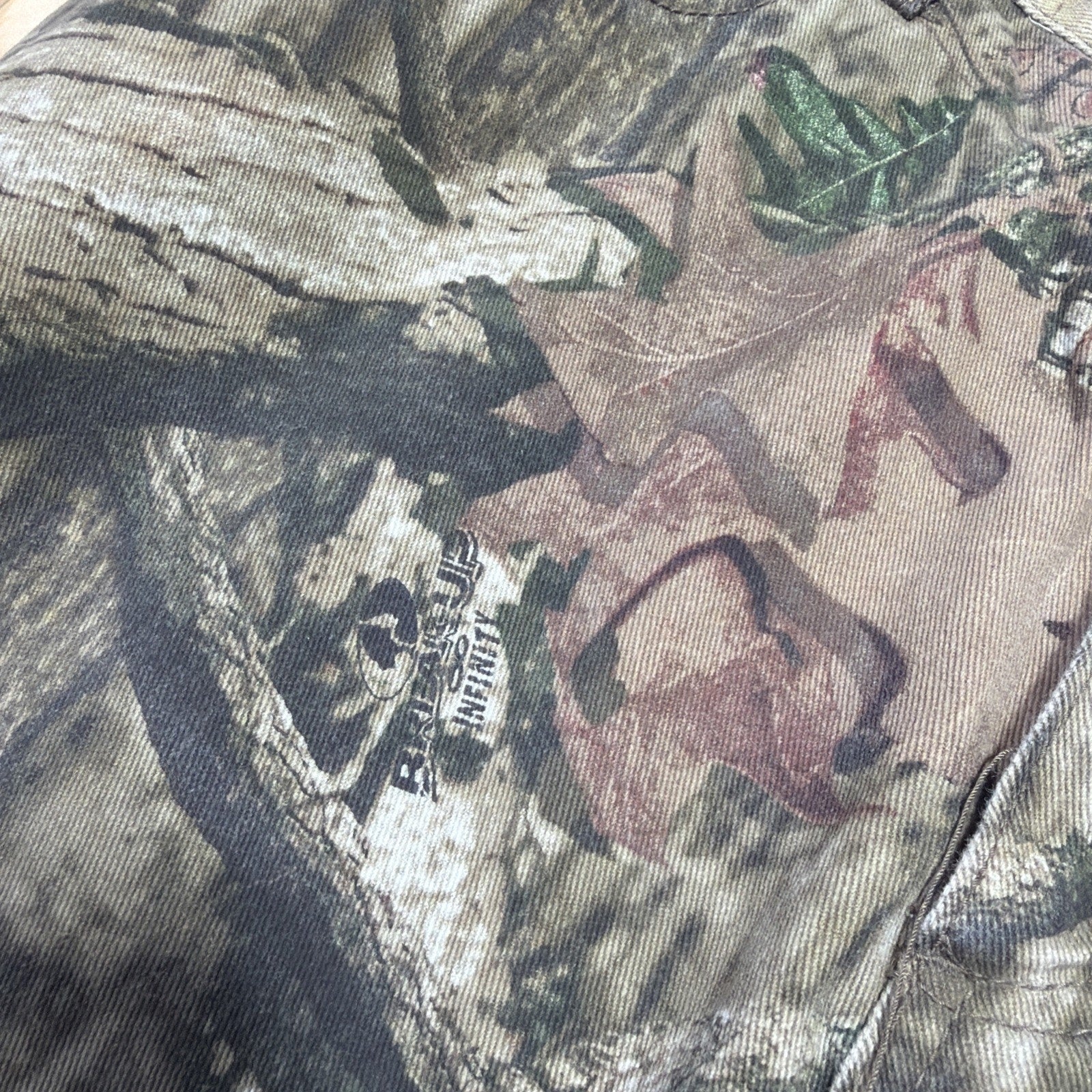 Mossy Oak Camo Hunting Canvas Pants Mens Large 36x32