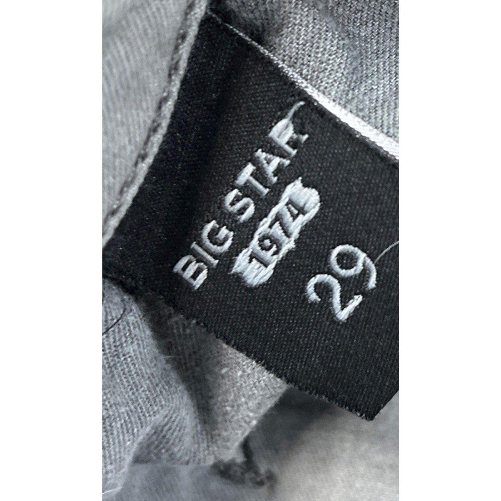 Big Star Alex Skinny Jeans Womens Size 29 Denim Grey Stretch
