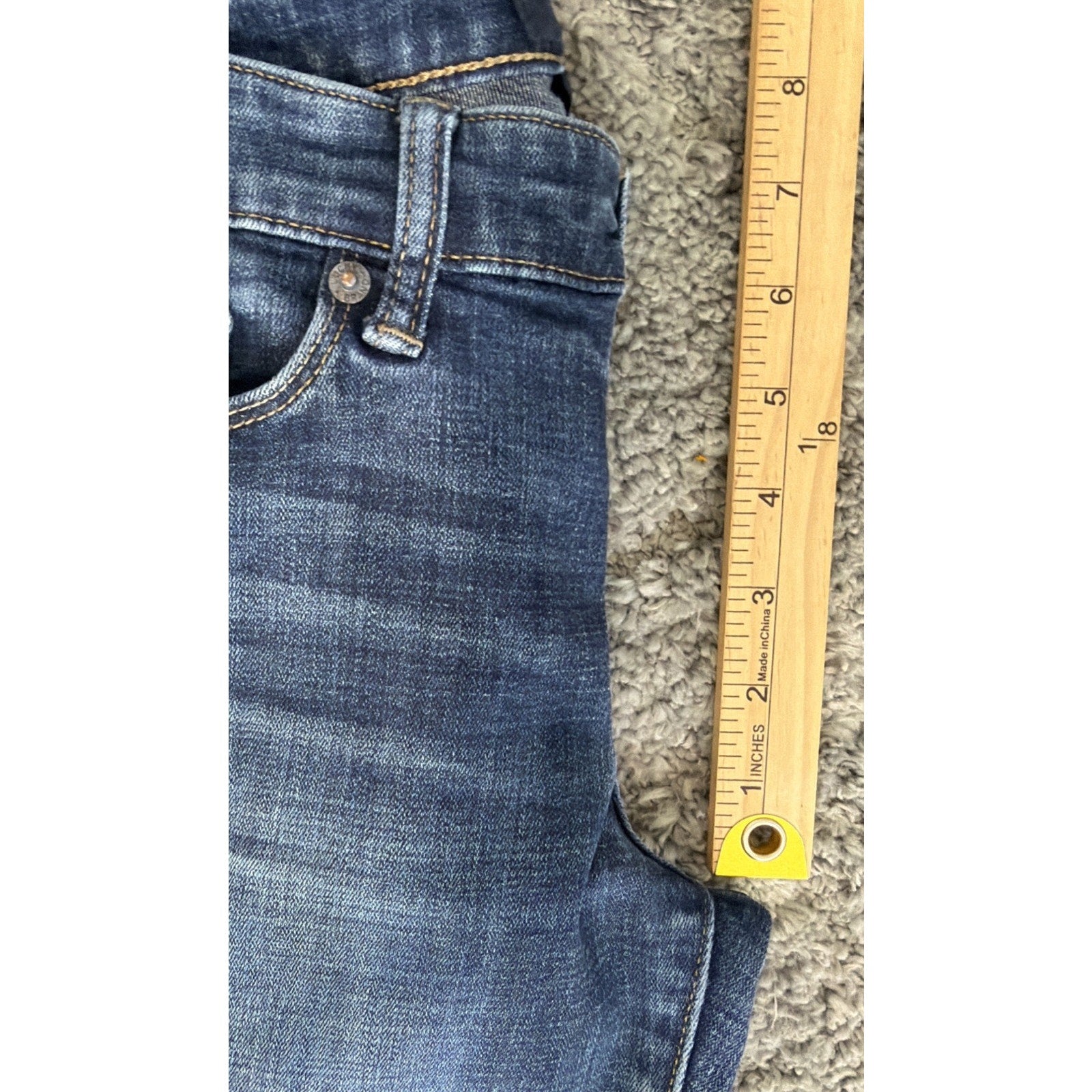 Lucky Brand Womens Sweet Boot Cut Jeans Blue Pockets Denim 4/27