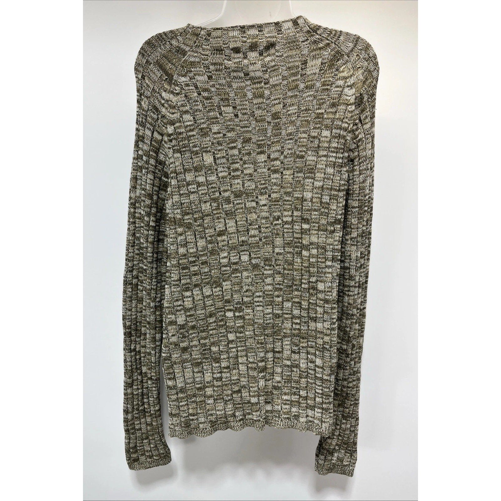 Sag Harbor Sport Green Sweater - Size XL Long Sleeve Marled