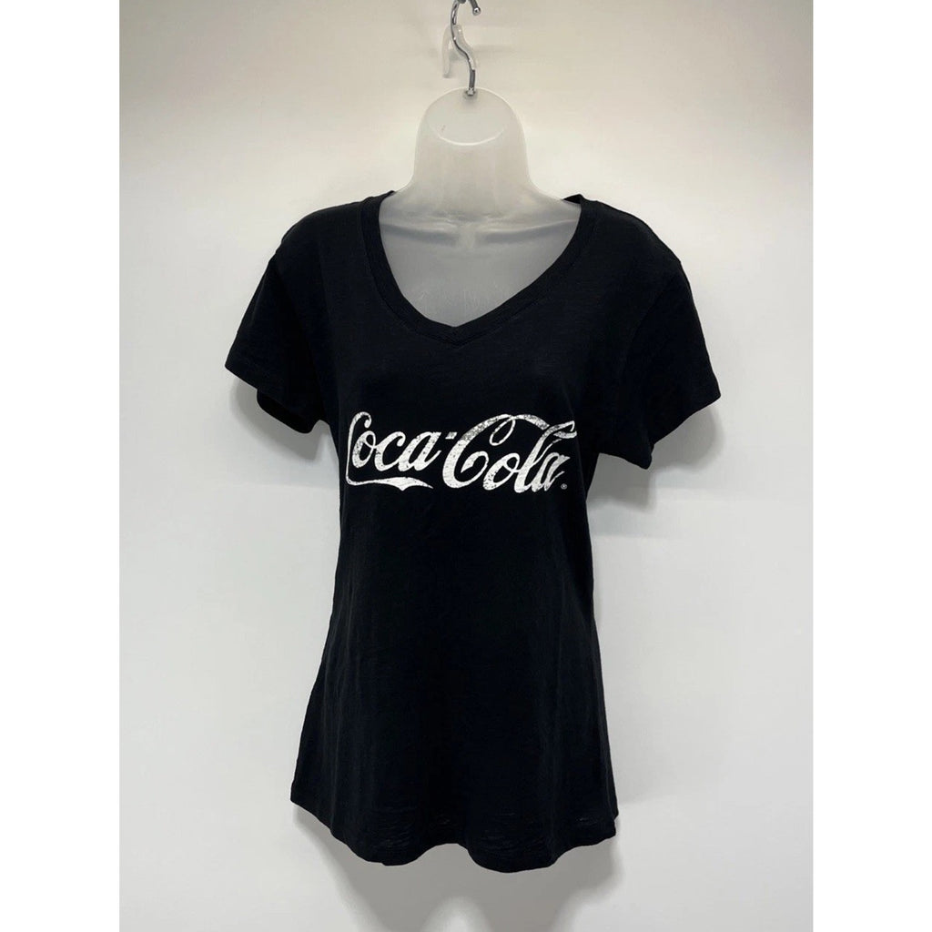 Coca-Cola Large Black V-neck T-shirt