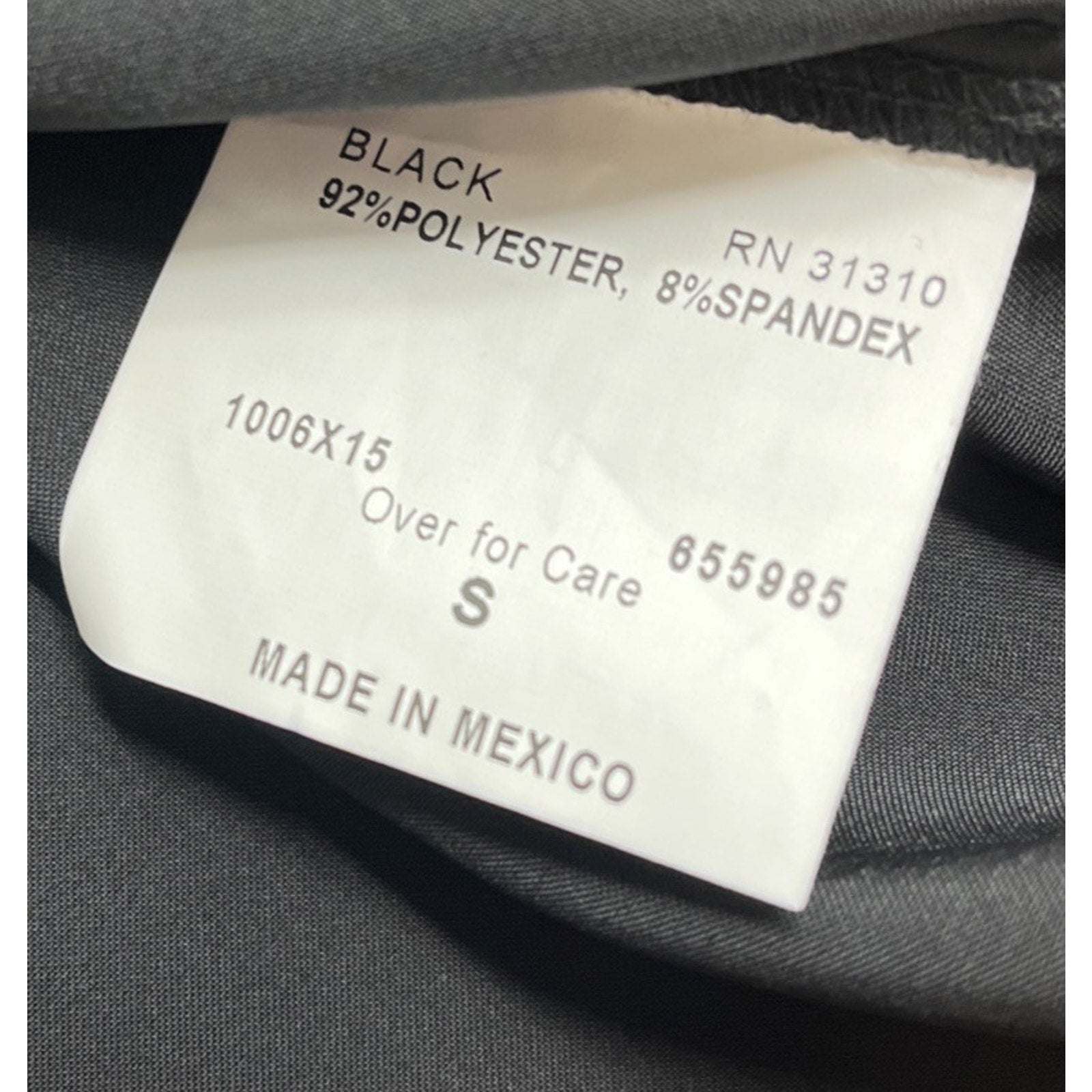 NWT BCX Women's Black Satin Triangle Cutout Blouse Top Size S