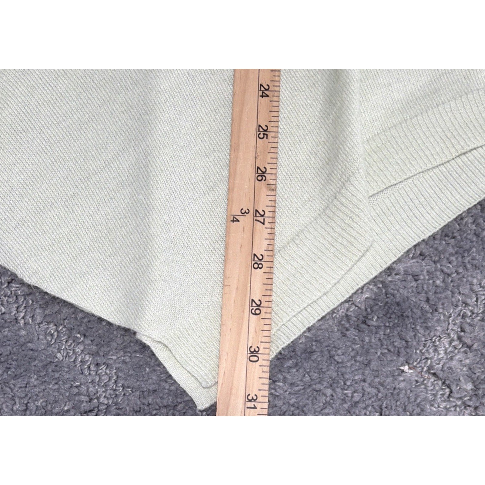 Vintage Lisa International 100% Acrylic Oversized Turtleneck Sweater Green M