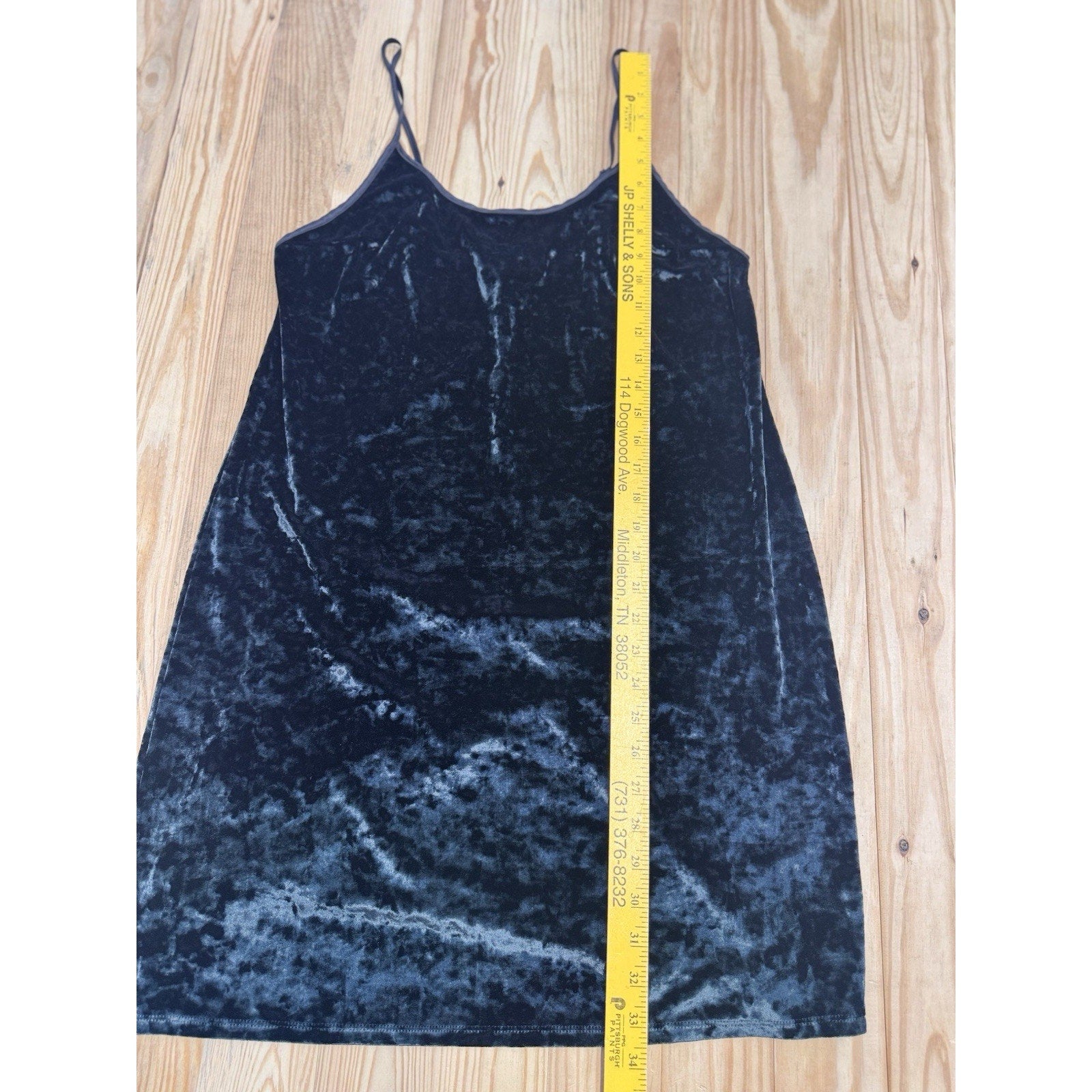 Victoria's Secret M/L Green Stretch Crushed Velvet Nightgown Slip Dress Lounge