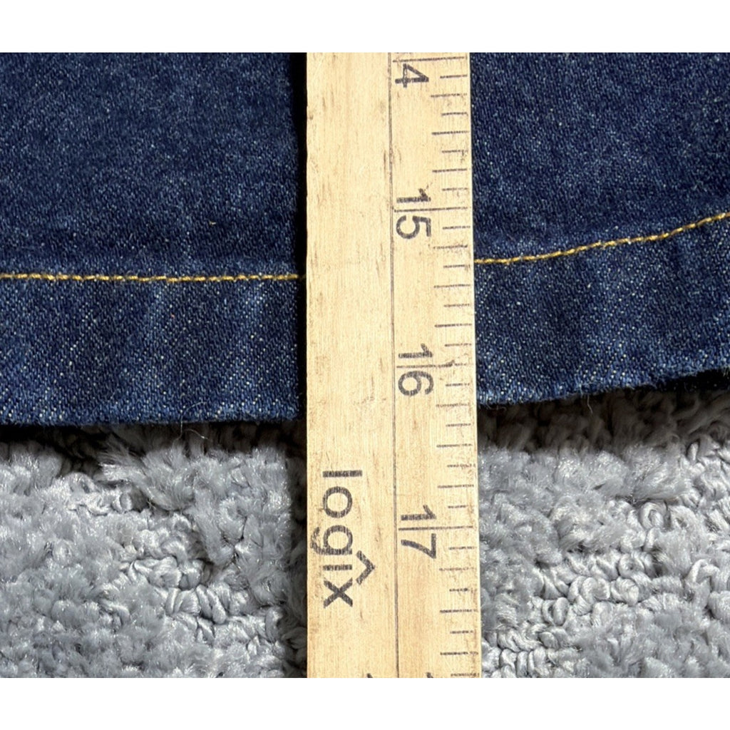 Vtg Polo RALPH LAUREN Women’s Blue Denim cotton A-line Mini Jean Skirt Sz 8 Y2K