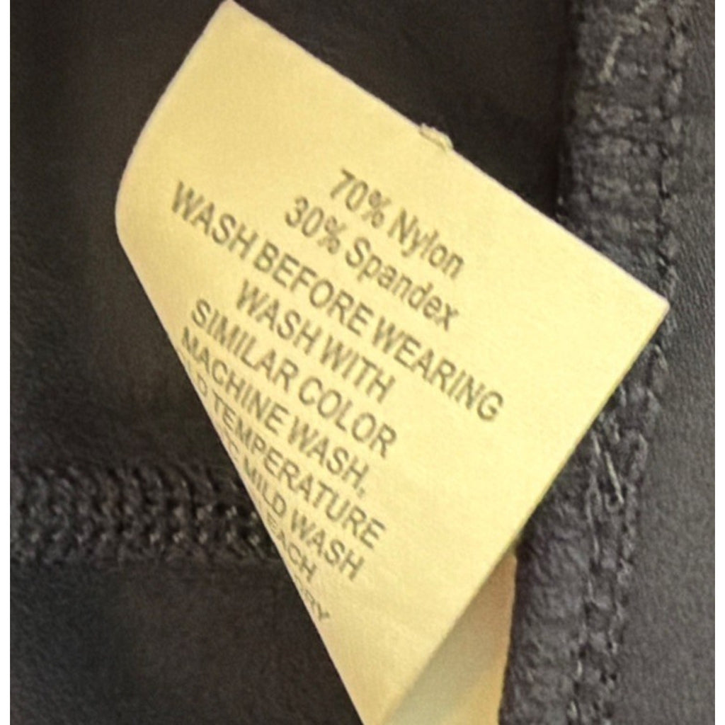 ZYIA Strap Deluxe Hi-Rise 7/8 Navy Leggings Size 2