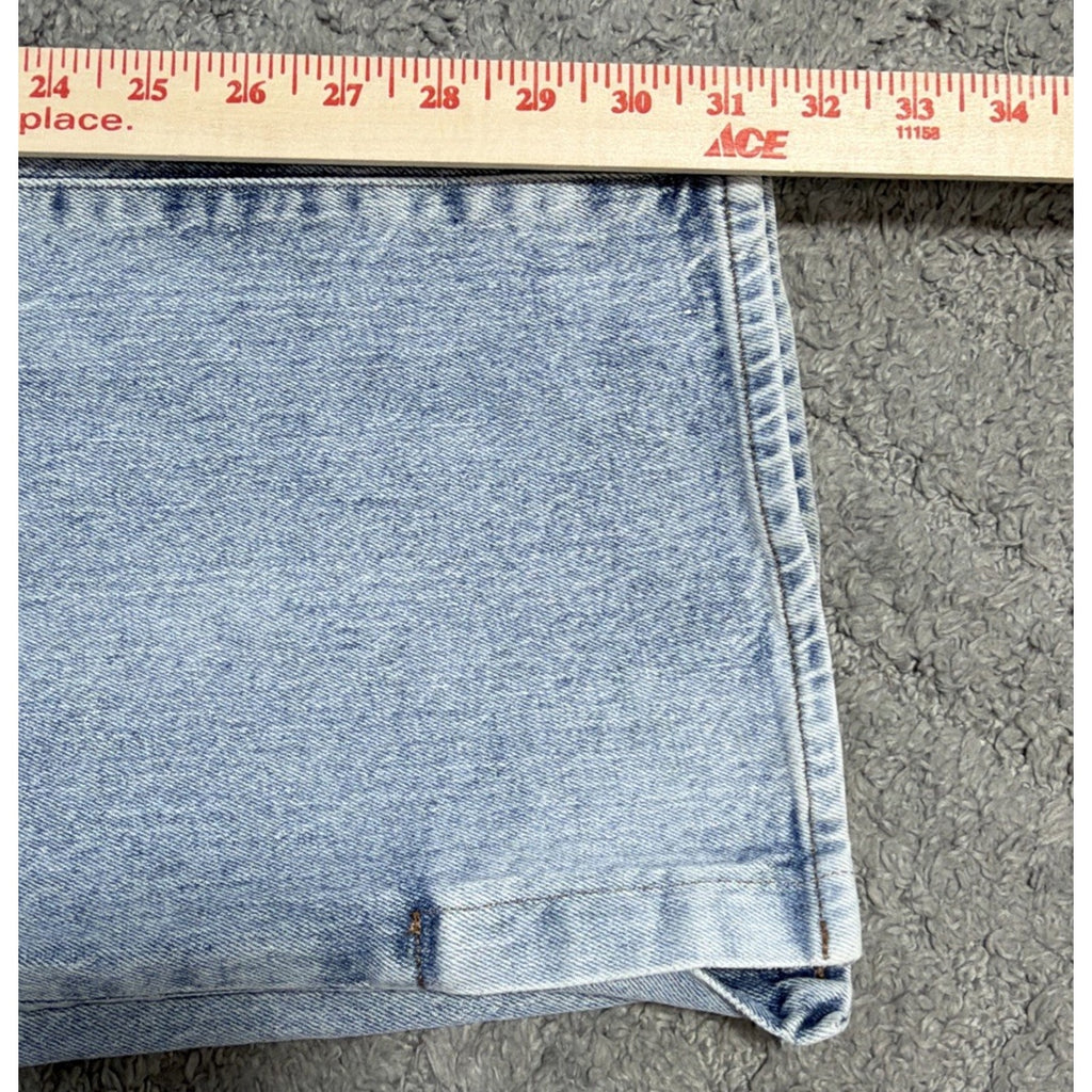 Express Relaxed Straight Low Rise Wide Leg Button Fly Denim Jeans Womens 10R