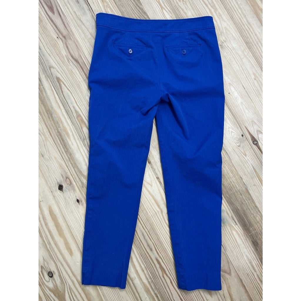 Talbots Chatham Ankle Pants In Royal Blue Size 6p Casual Corpcore