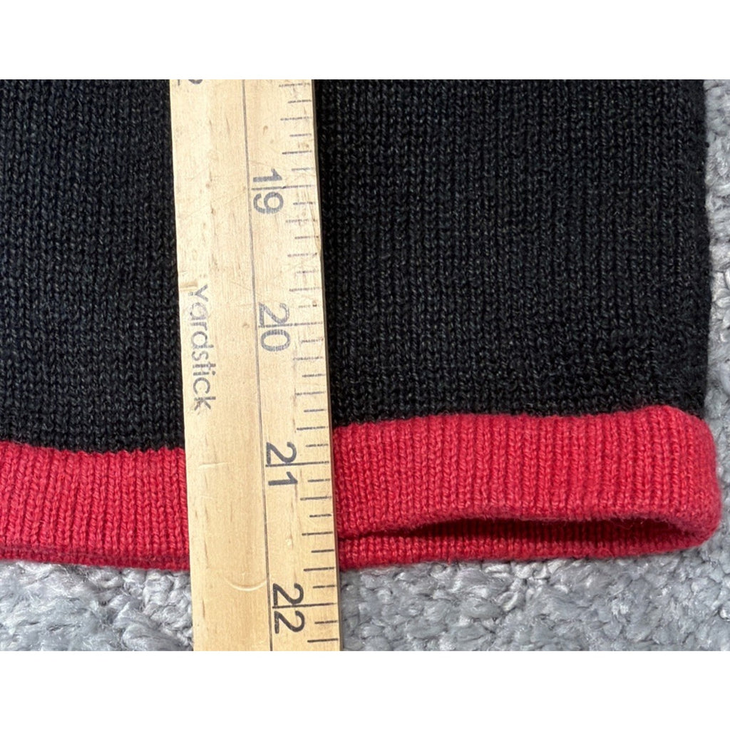 Storybook Knits Womens Christmas Sweater Vest Sz M Embroidered Holiday Festive