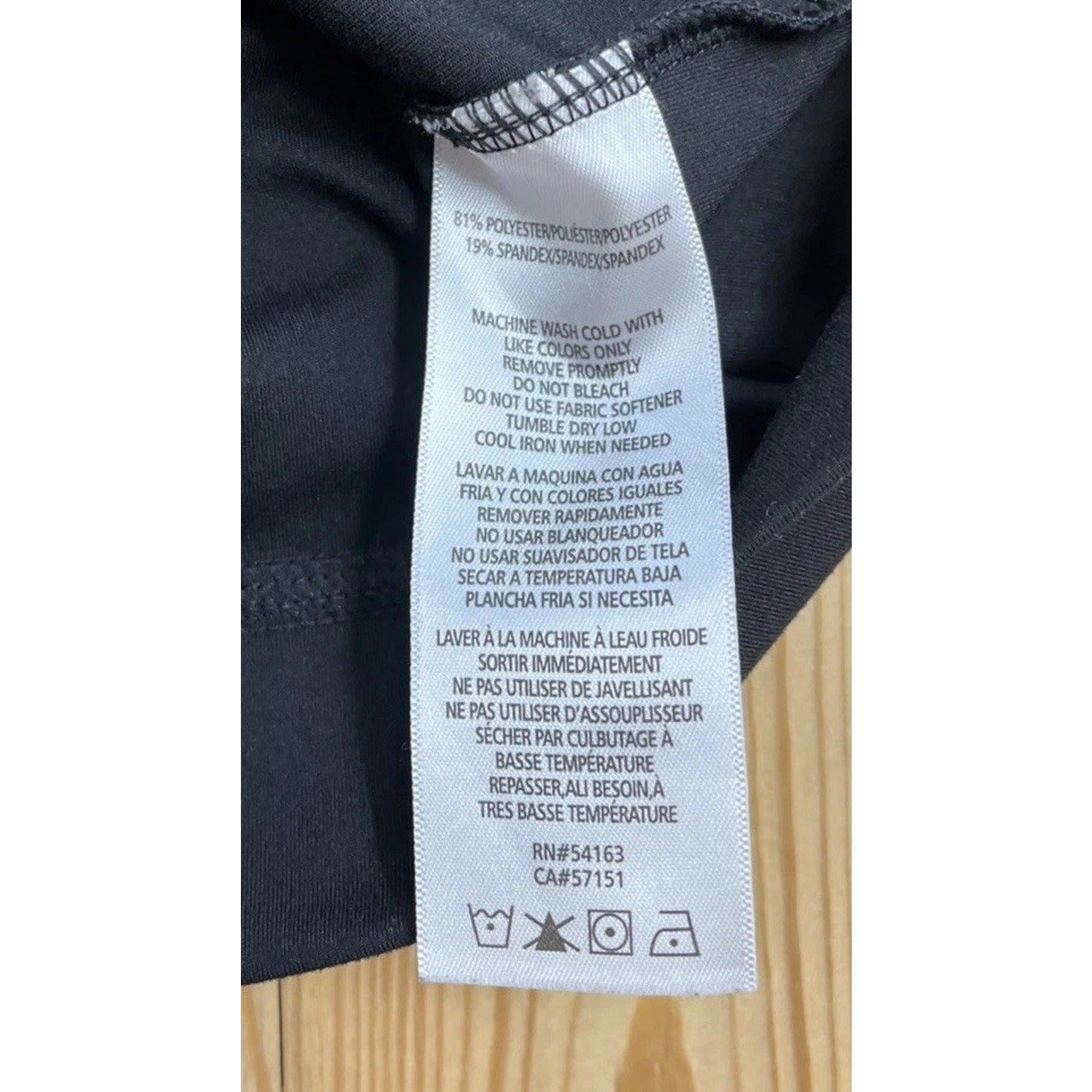 Calvin Klein Performance Black Thumb Hole Hooded Zip Pocket Jacket, Size Medium
