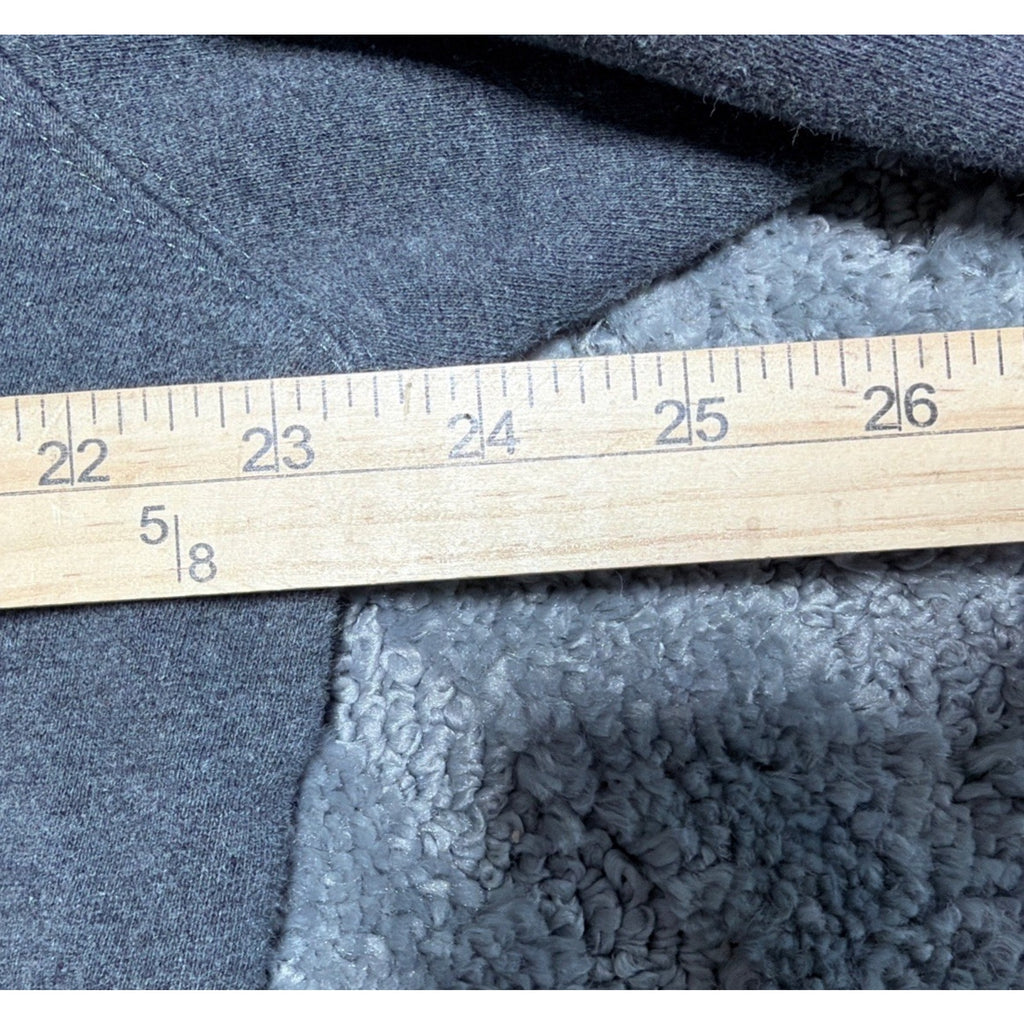 Memphis Tigers Womens L Gray Stadium Athletics Embroidered 1/4 Zip Pockets