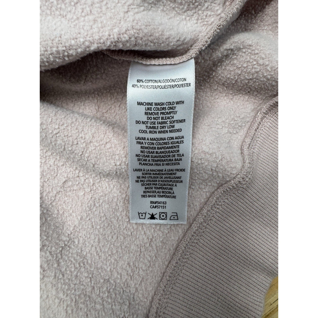 Calvin Klein Women’s 1X Light Pink Performance Sweatshirt Cowl Neck Pullover