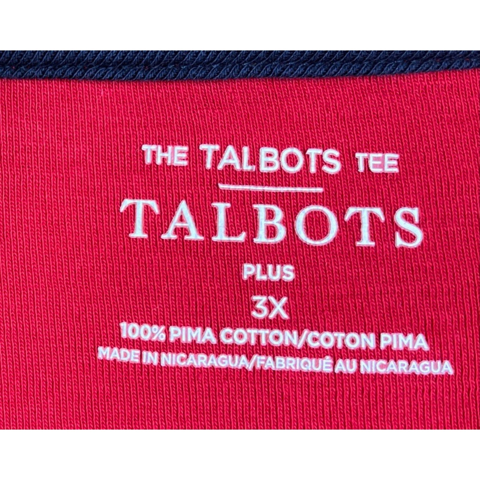 Talbots Womens Shirt Size 3X Long Sleeve Pima Cotton Soft Flowy Soft