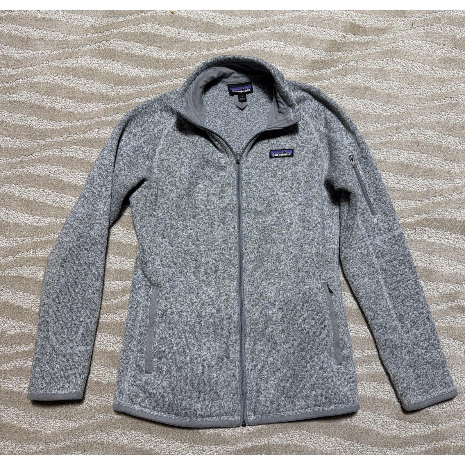 Patagonia Womens - Better Sweater Fleece Full Zip Jacket - Birch White Size M