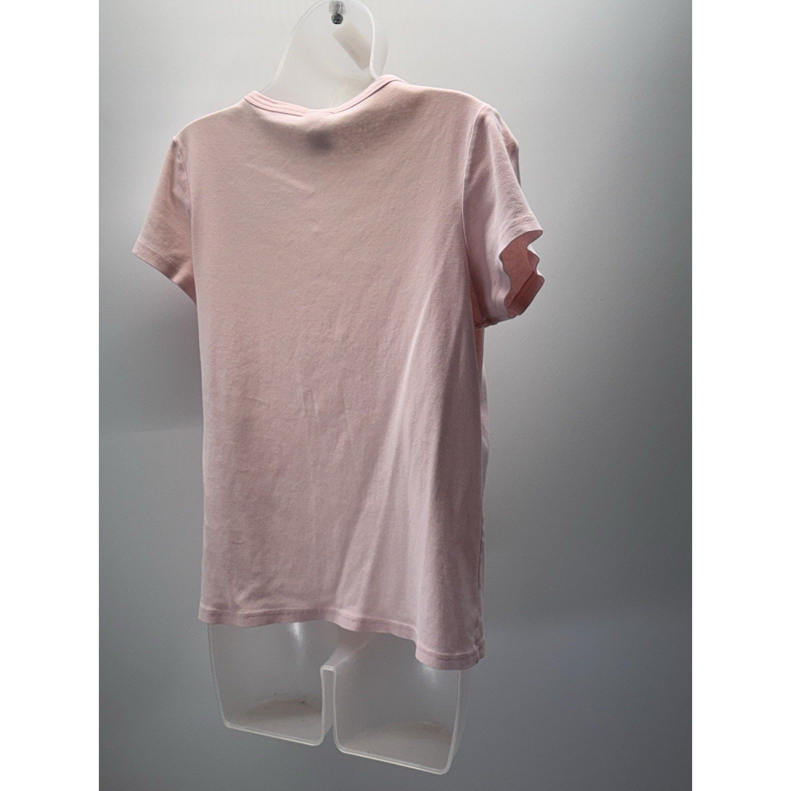 Old Navy Perfect Fit Women's Pink Blouse Top T-Shirt Short Sleeve Size L