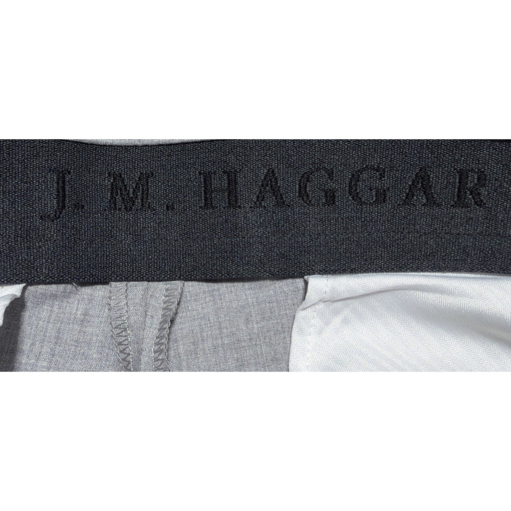 J.M. Haggar 4 Way Stretch Mens Dress Pants 32x32 Light Grey Solid NWOT