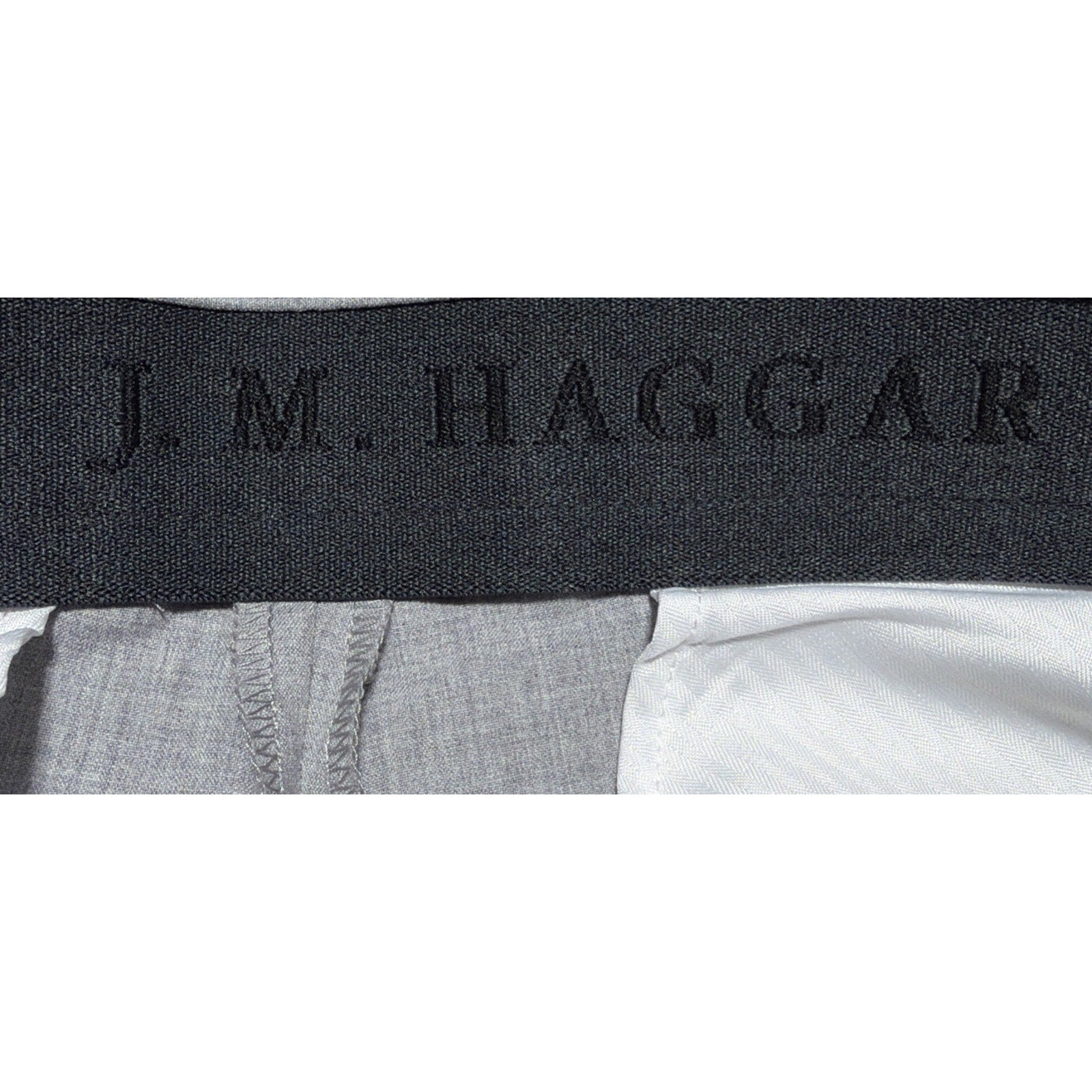 J.M. Haggar 4 Way Stretch Mens Dress Pants 32x32 Light Grey Solid NWOT
