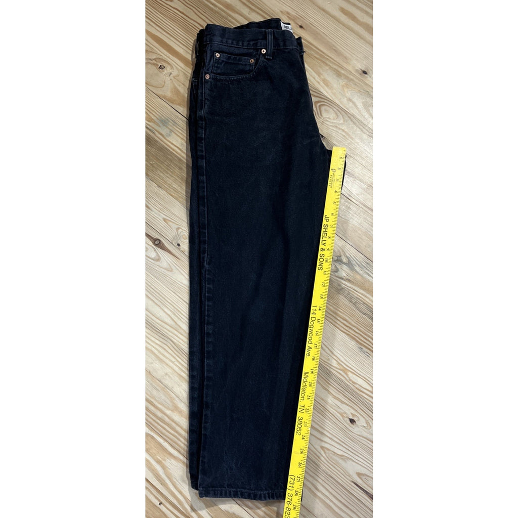 Levi's 550 Relaxed Fit Men's sz W36xL30 Black Tapered Leg Jean Y2K