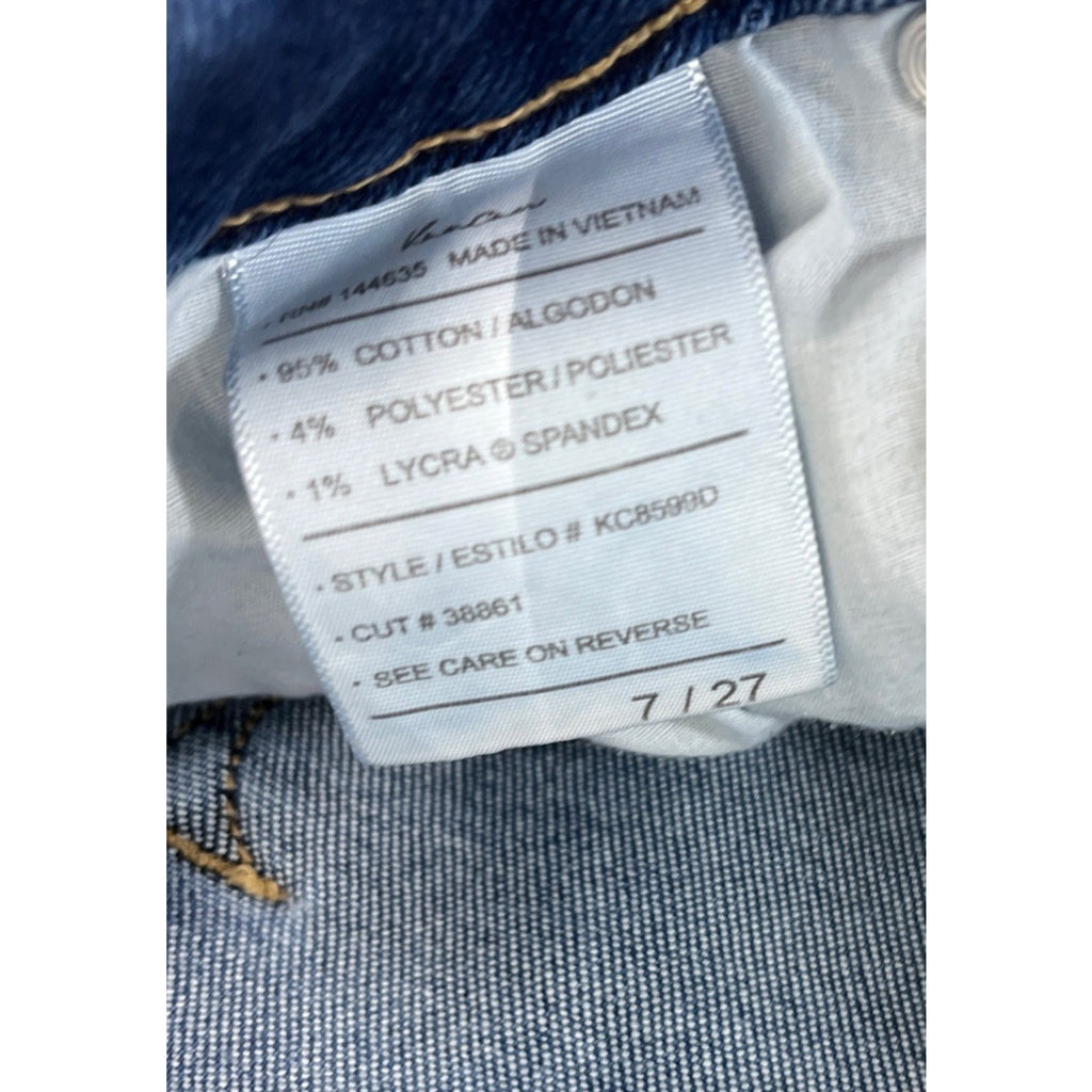Kancan Skinny Distressed Button Fly Denim Jeans Womens 7/27
