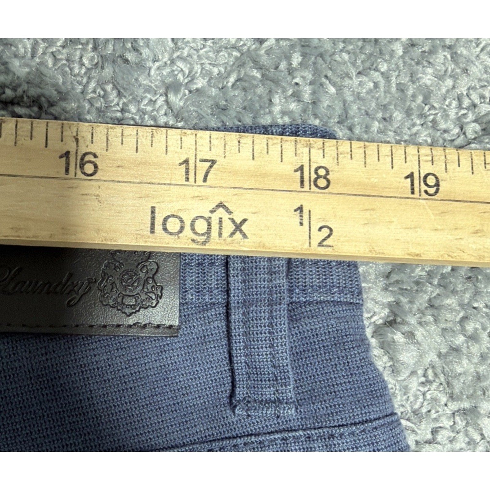 English Laundry Pants Mens Steel Blue Corduroy 5-Pocket Stretch Jeans size 36x30