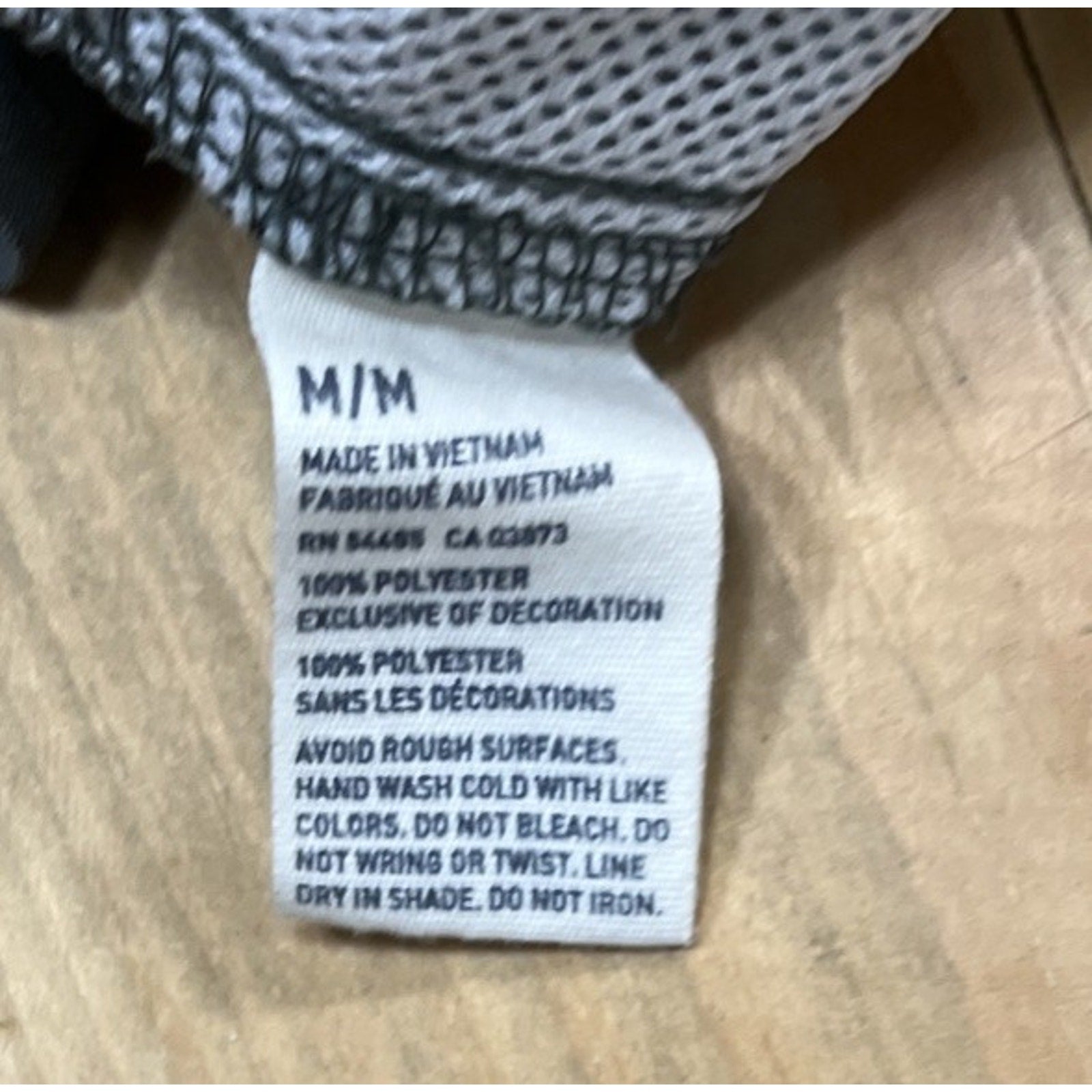 Men's American Eagle Unlined Gray & Green Striped Swim Trunks w/ Pockets Sz M