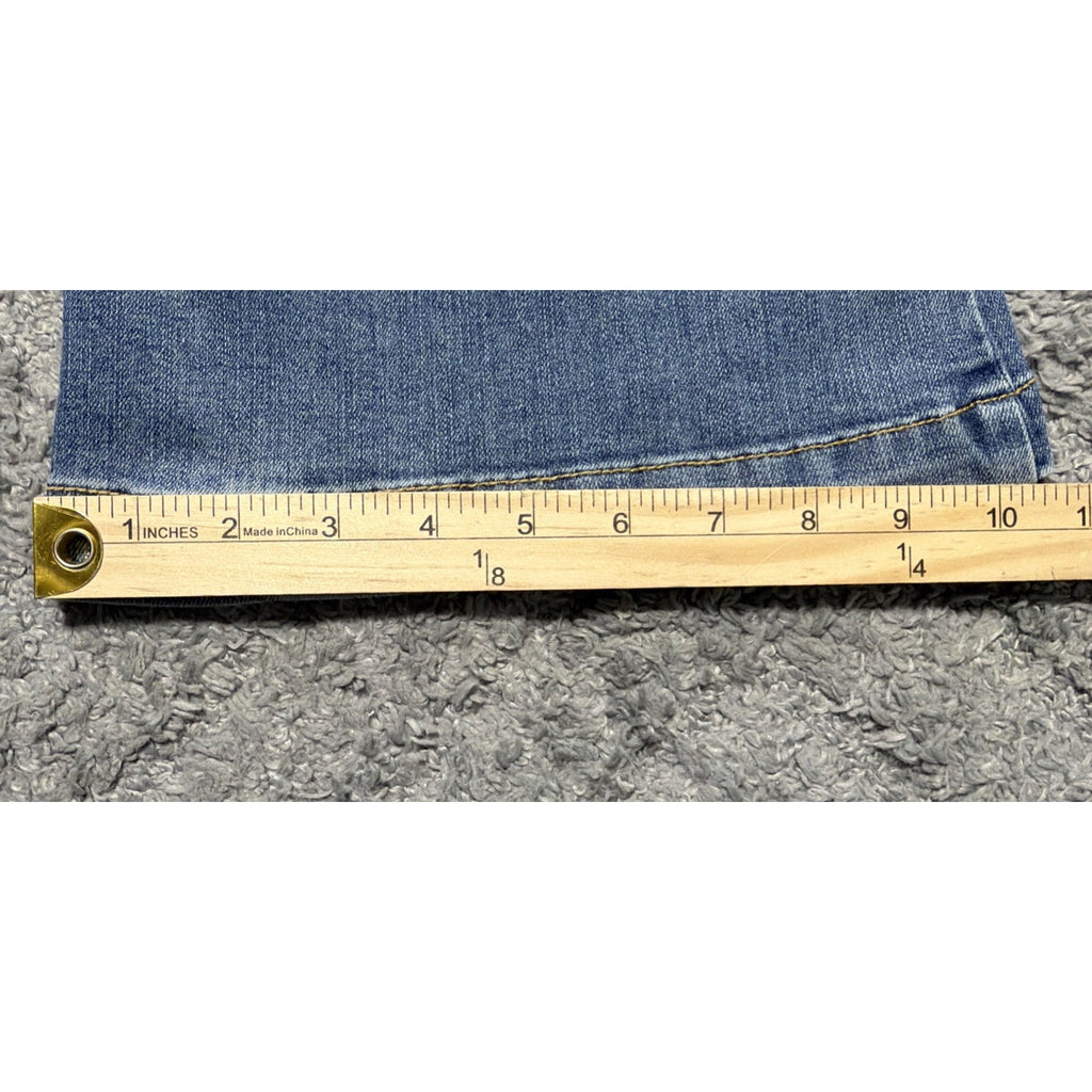 Sofia Jeans Womens Size 12 Short High Rise Flare Color Block Jeans NWT 32x31