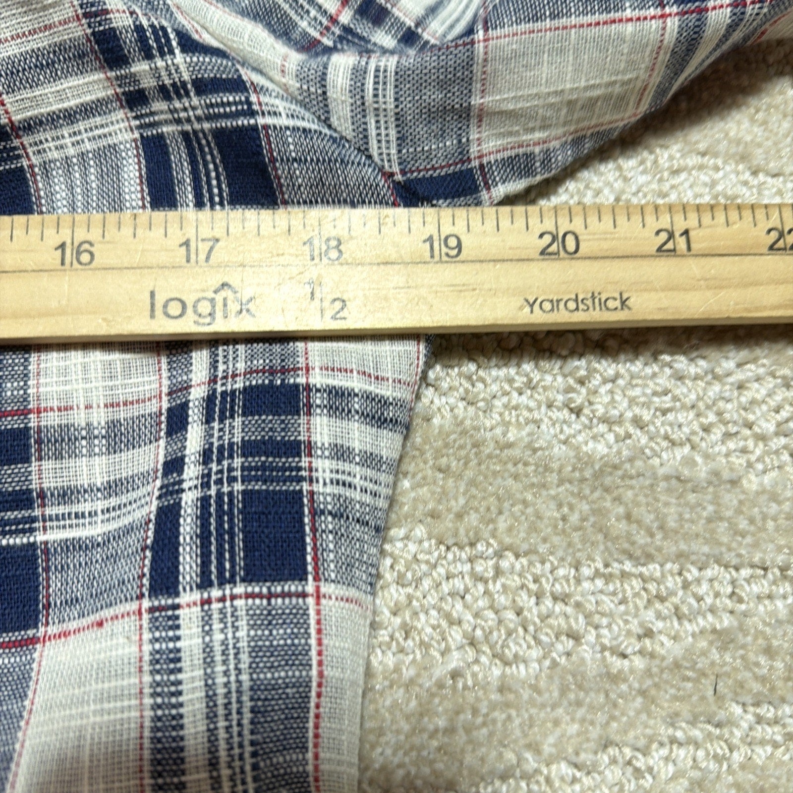Fashion Nova Gone Camping Blue Plaid Mini Dress XL NWT Made In USA