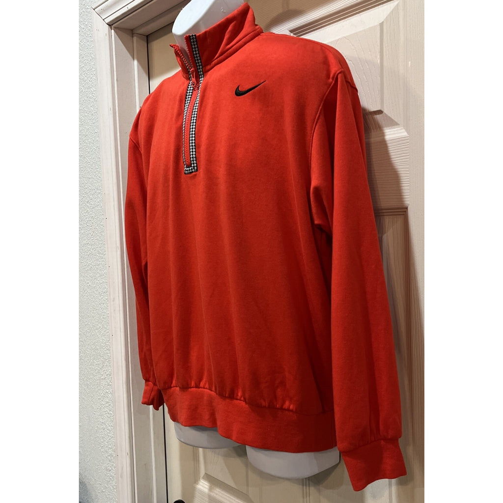 Nike Red Men’s XS Sweatshirt DD5031-673 Sports Athletic Patterned Houndstooth